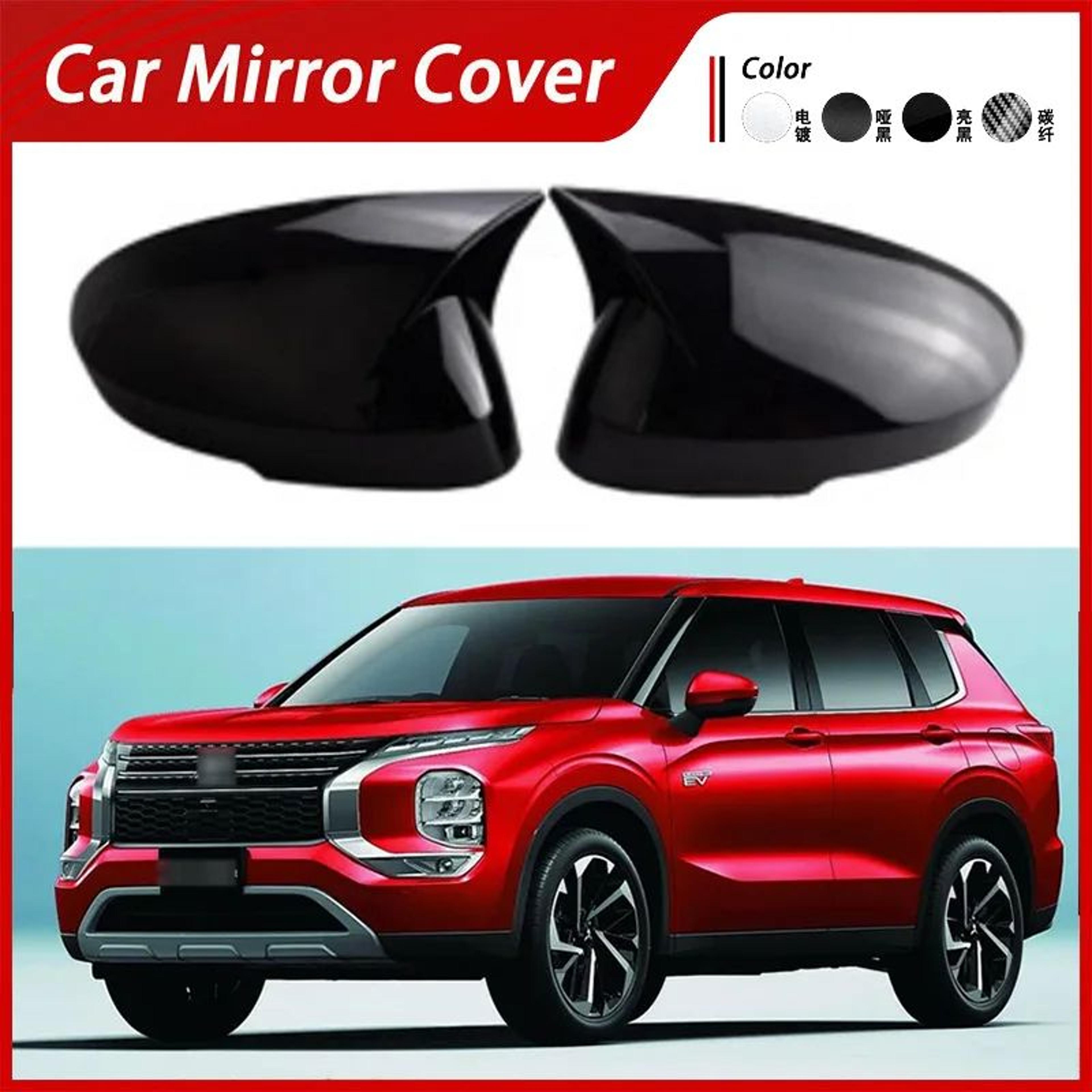 mitsubishi outlander cow horn rearview mirror protective covers