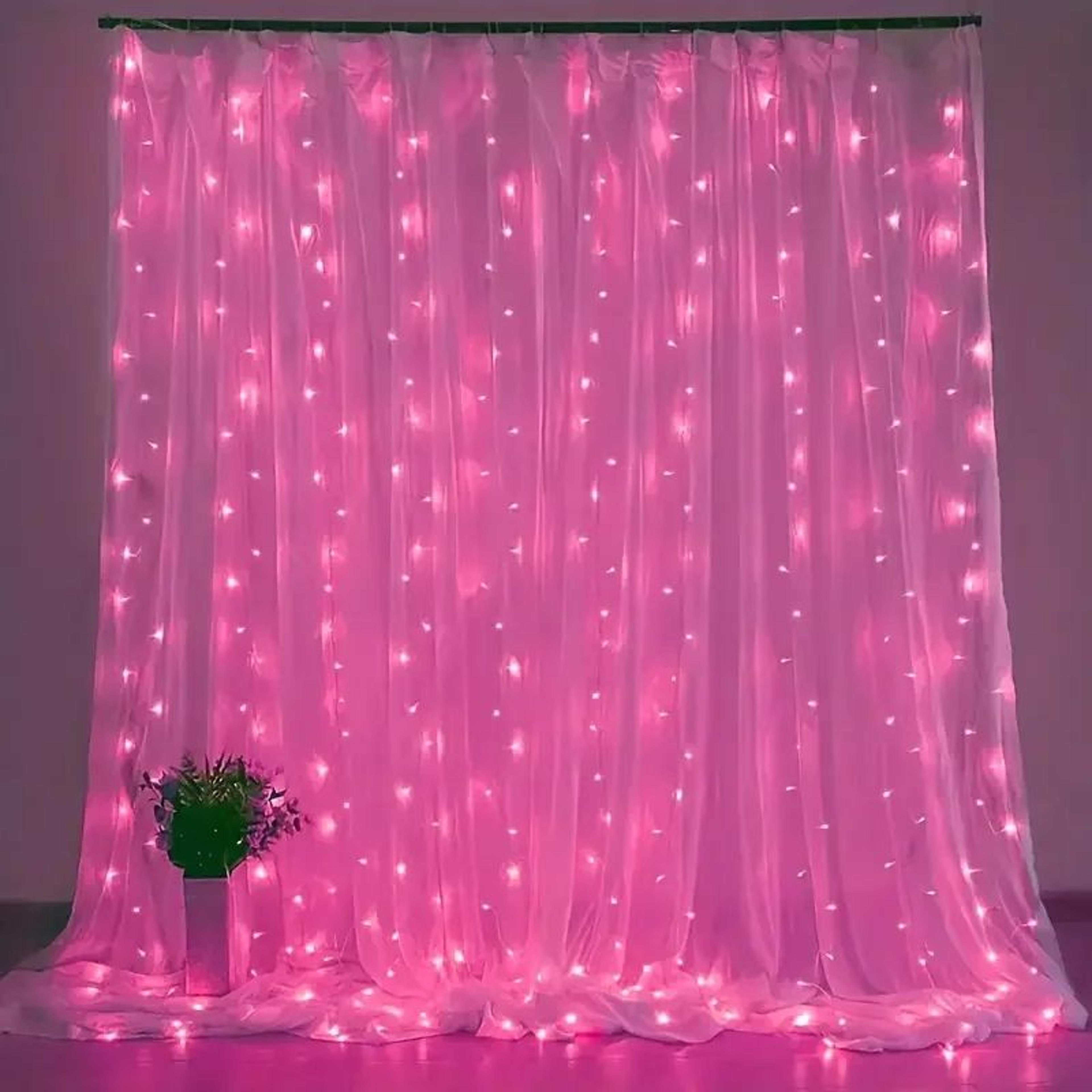 USB 8 Mode LED Curtain Fairy Lights For Wedding Christmas And Holiday Decor 3