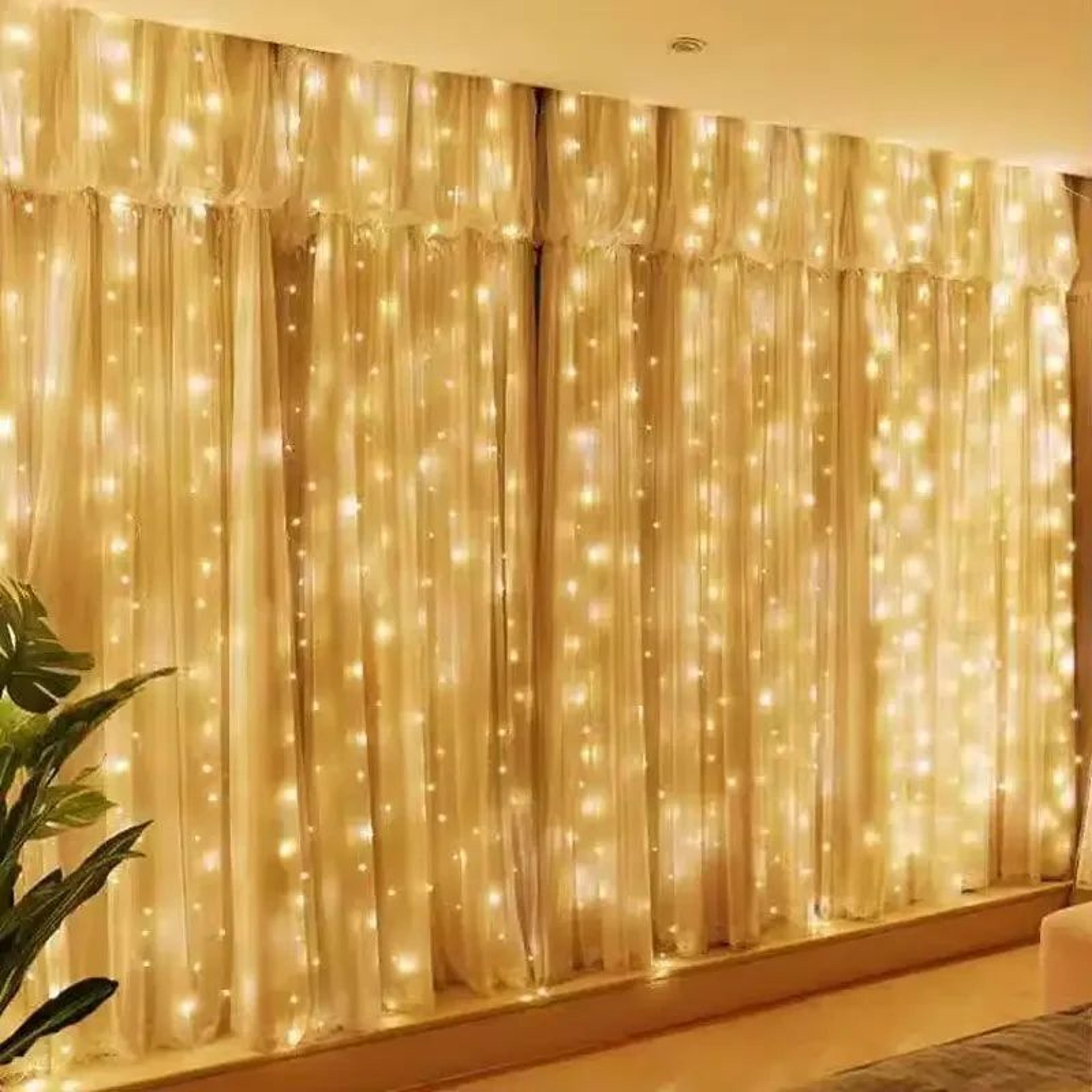 USB LED Curtain Fairy Lights With 8 Modes For Bedroom Wedding And Holiday Decor 3