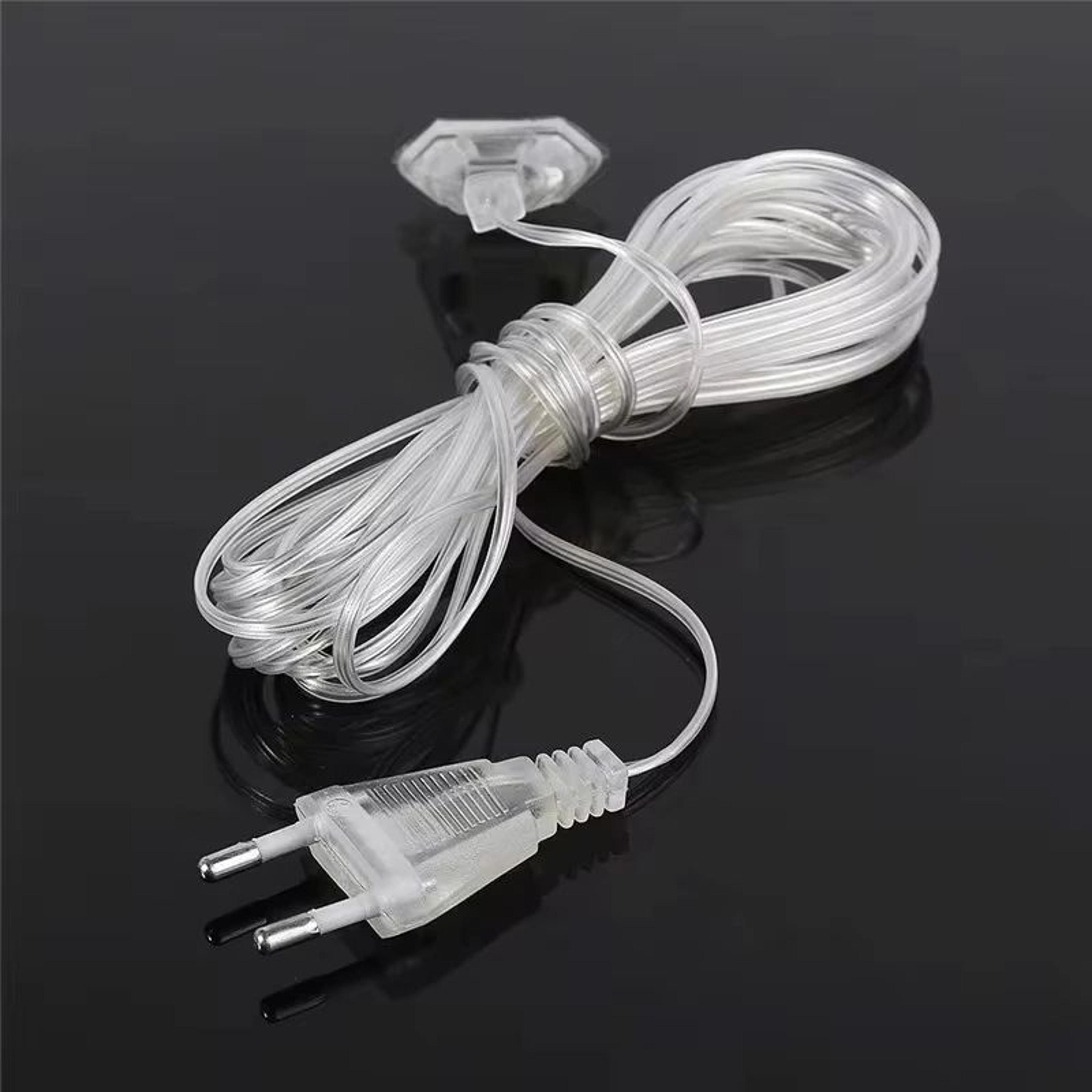 LED Icicle Waterfall String Lights For Outdoor Christmas And Eaves Decor 7