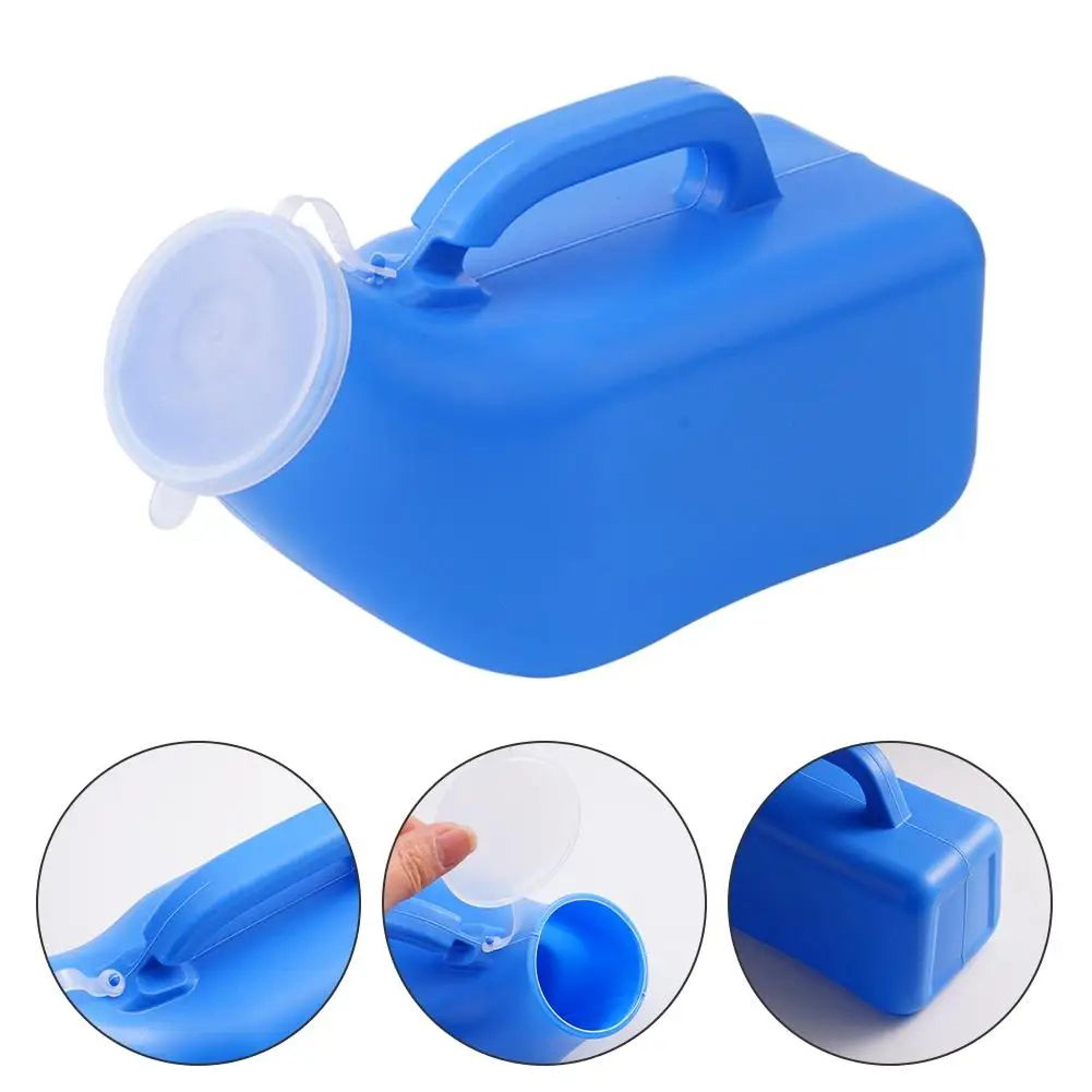 portable male urinal bottle with lid - spill-resistant 1000ml, 1200ml, 2000ml