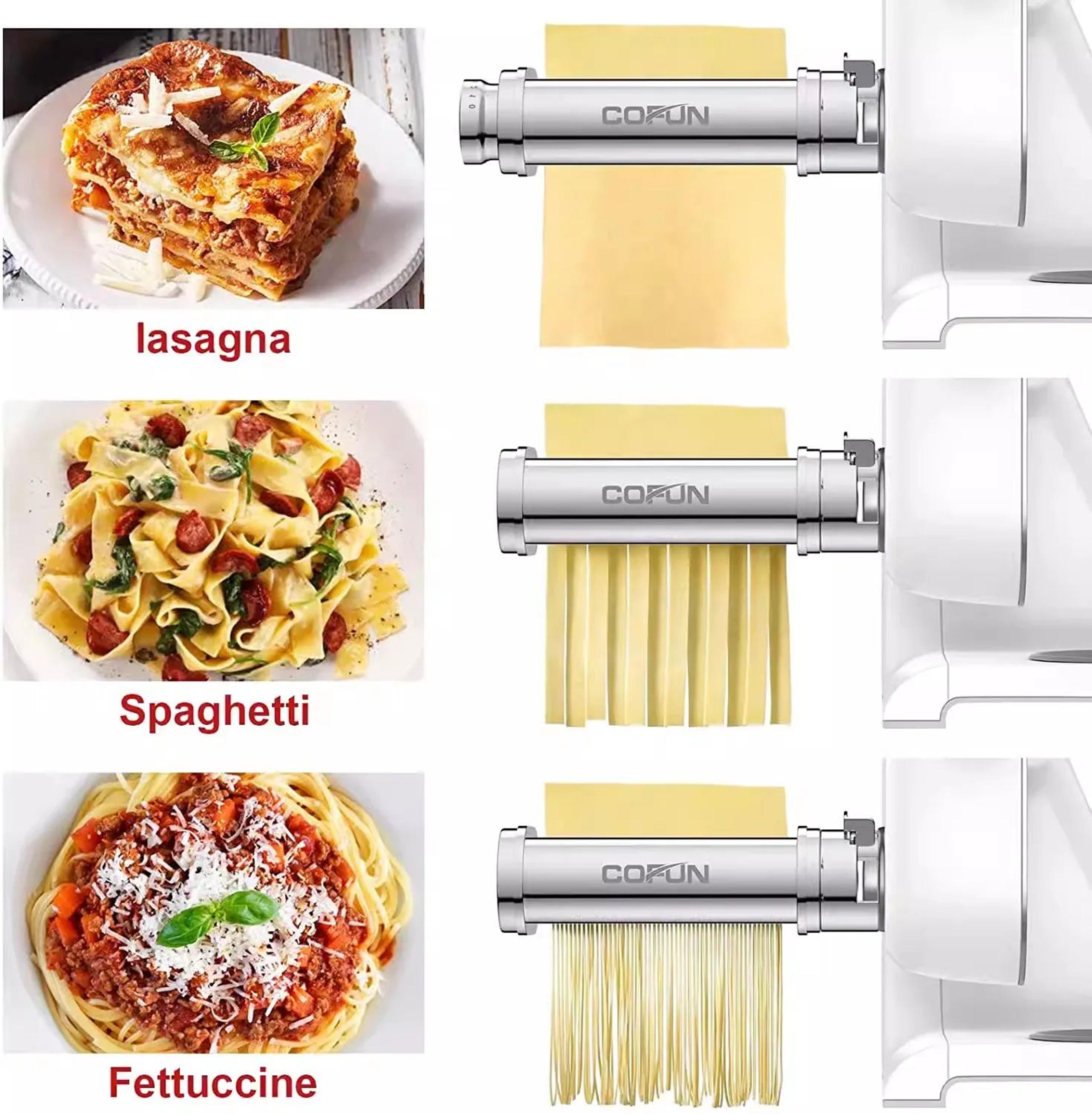 fresh pasta roller and cutter attachment for bosch mum4 mum5 and mumv stand mixers