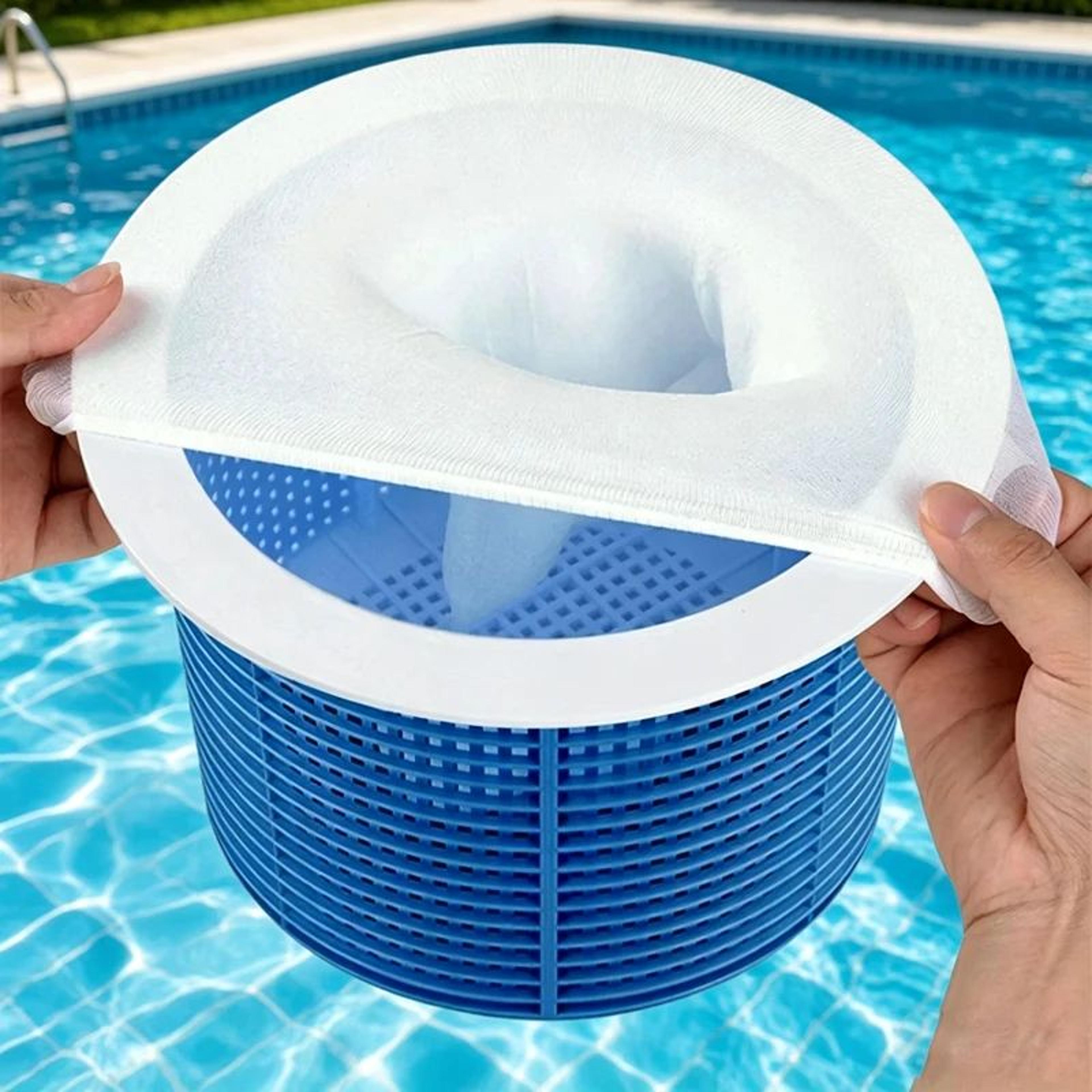 reusable pool skimmer socks fine mesh filter savers for pool baskets
