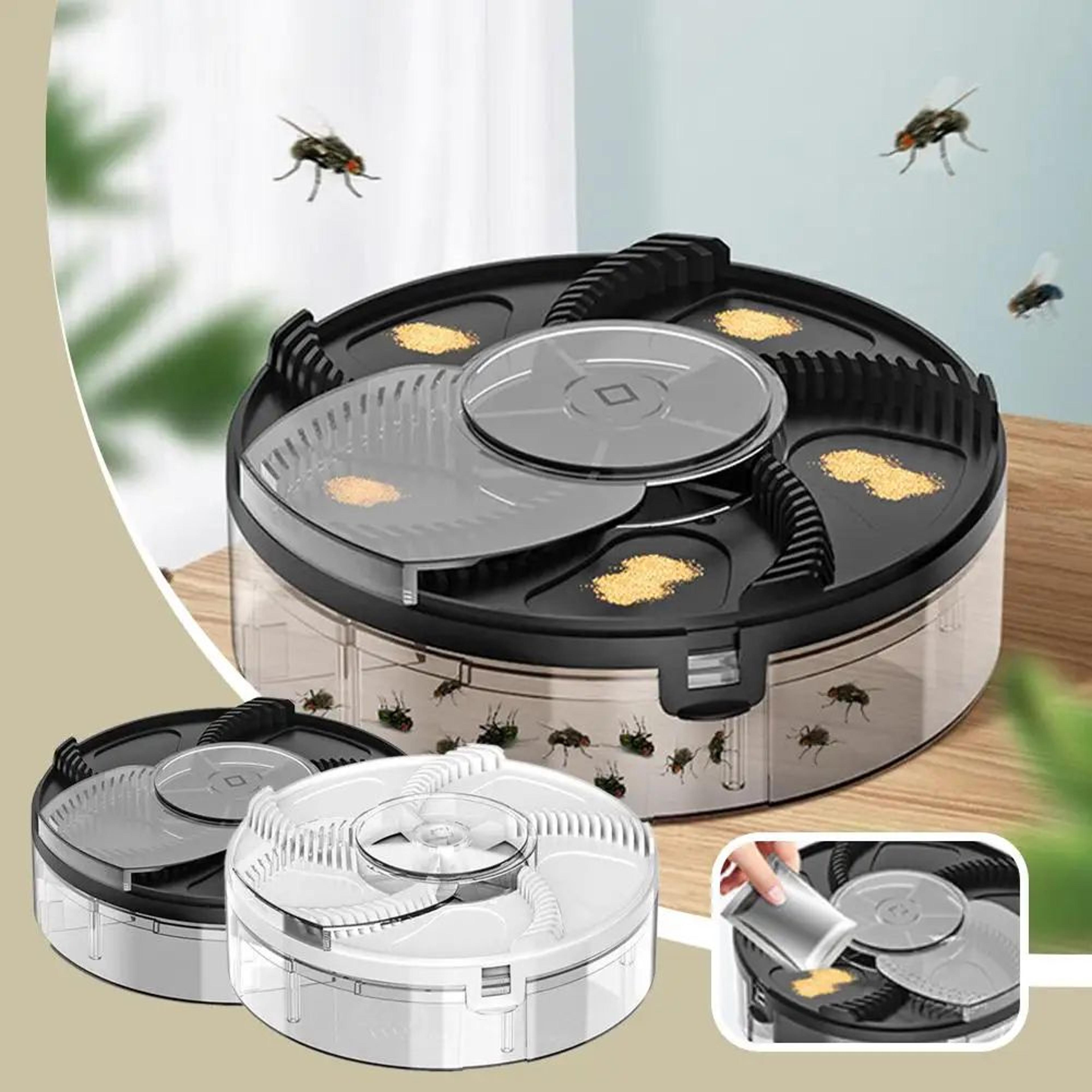 usb rechargeable electric fly trap automatic rotating fly catcher