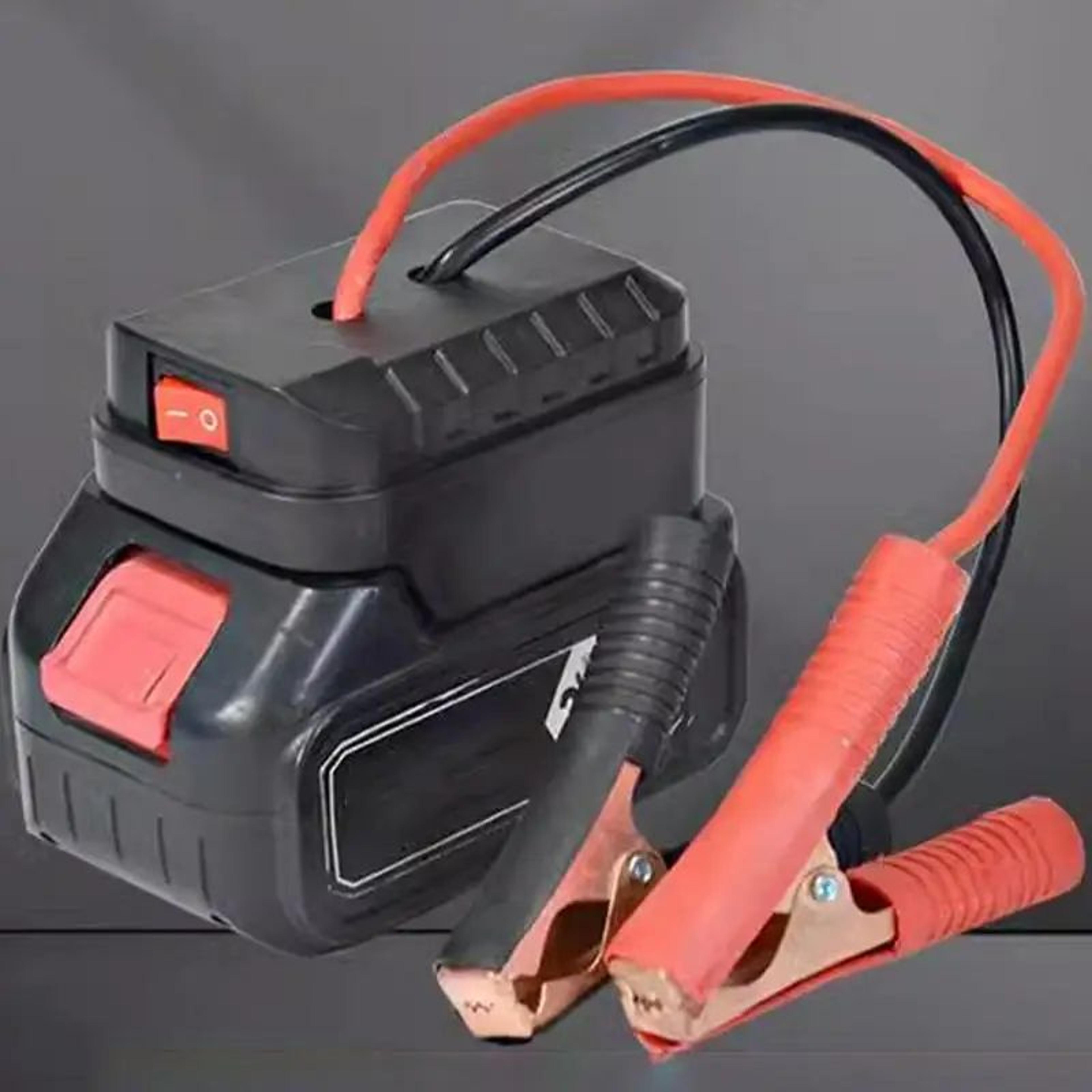portable car battery jump starter adapter with dual usb emergency power converter