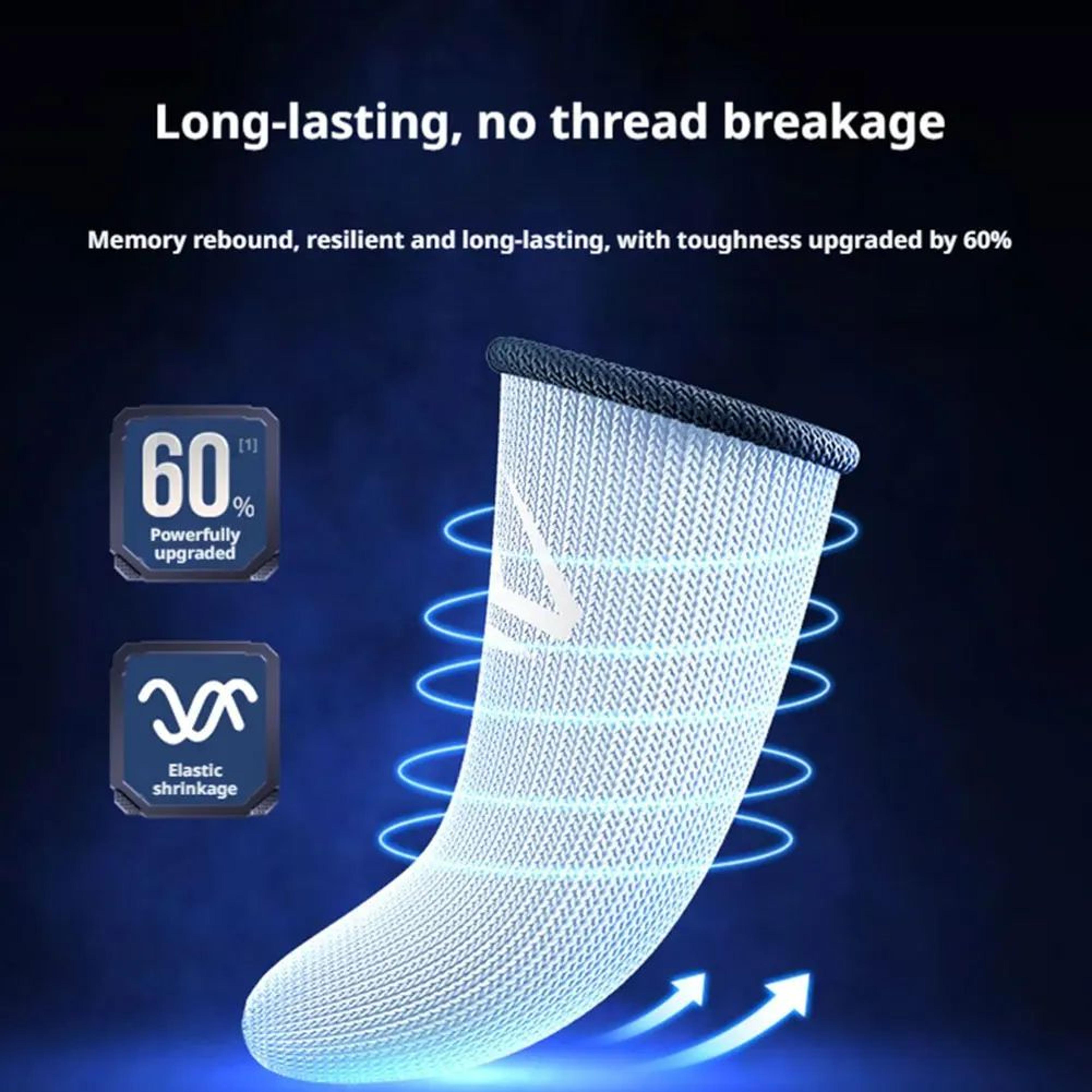 Superconducting Fiber Gaming Finger Sleeves  UltraThin Sweatproof Touchscreen Thumb Covers 3