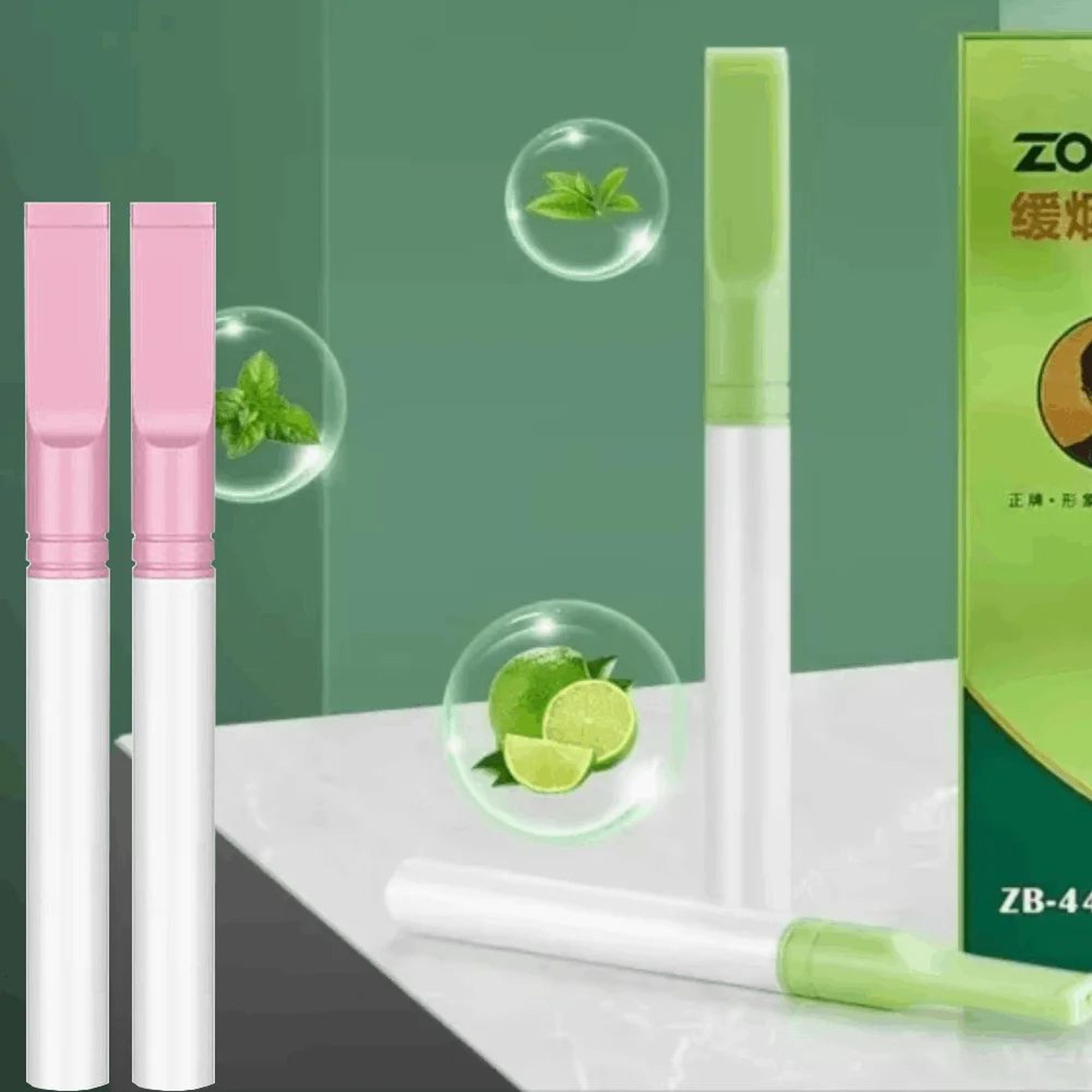 zobo mint nicotine-free cigarette replacement stick for fresh breath