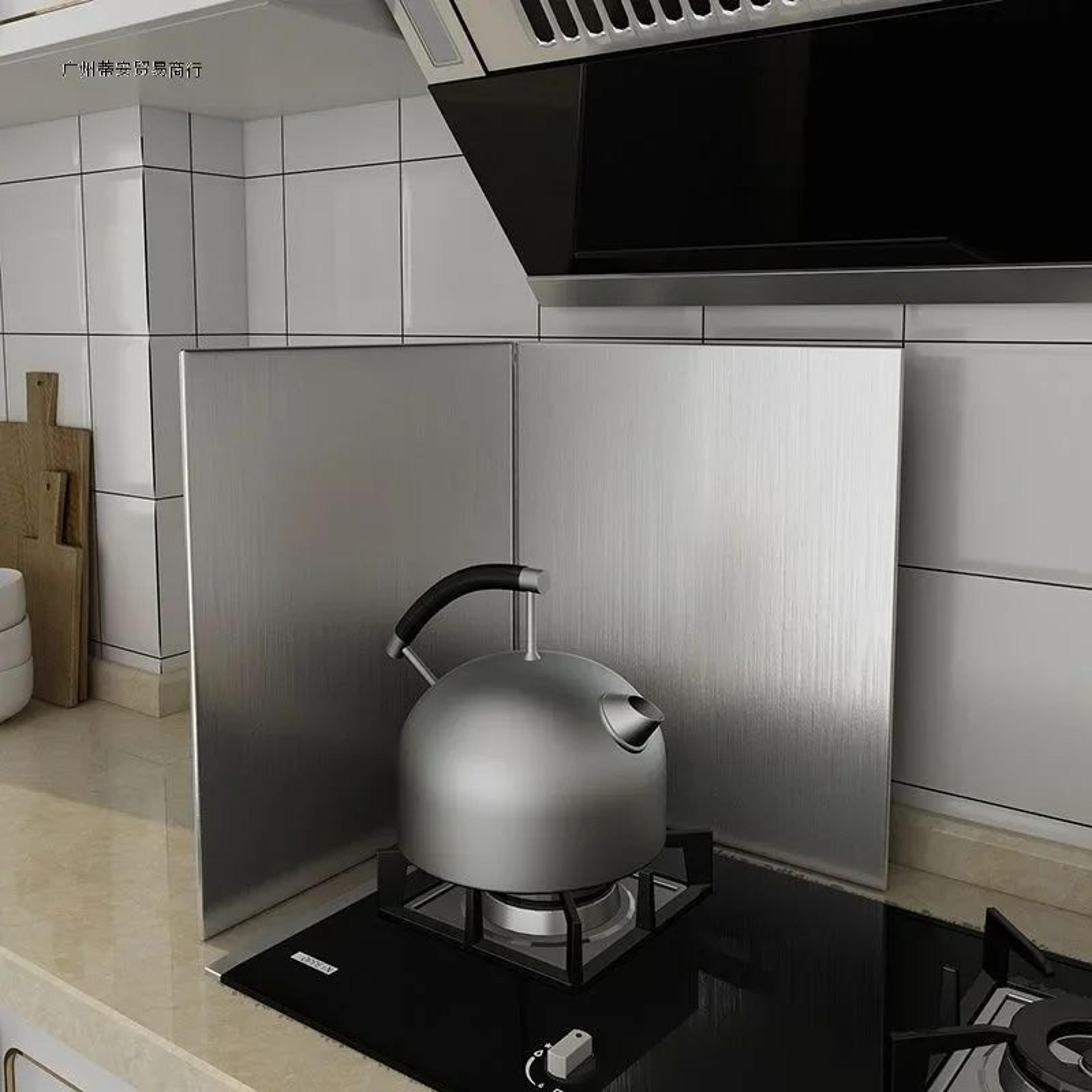 stainless steel stove oil splatter guard foldable heat shield