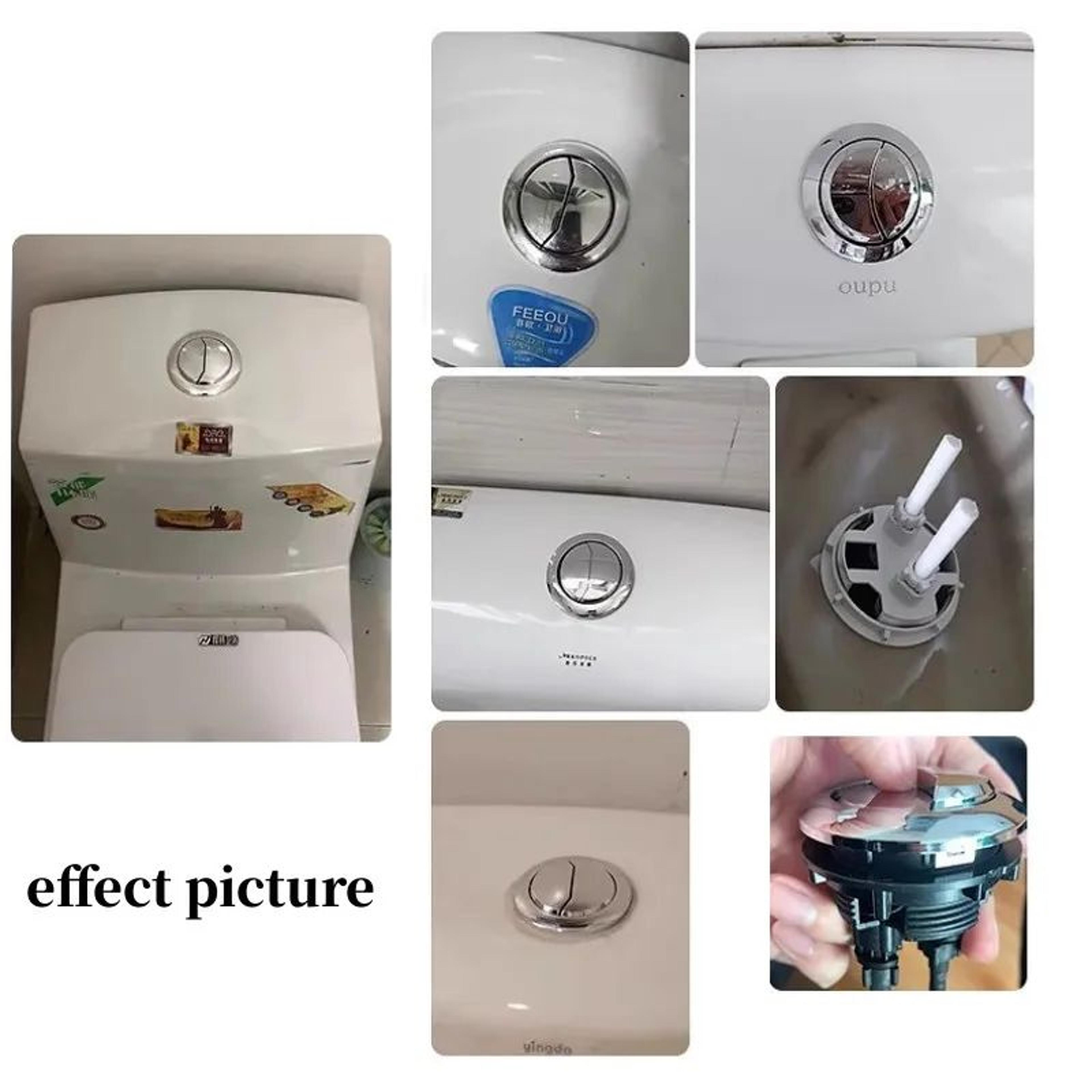 Universal Dual Flush Toilet Tank Push Button Replacement 2