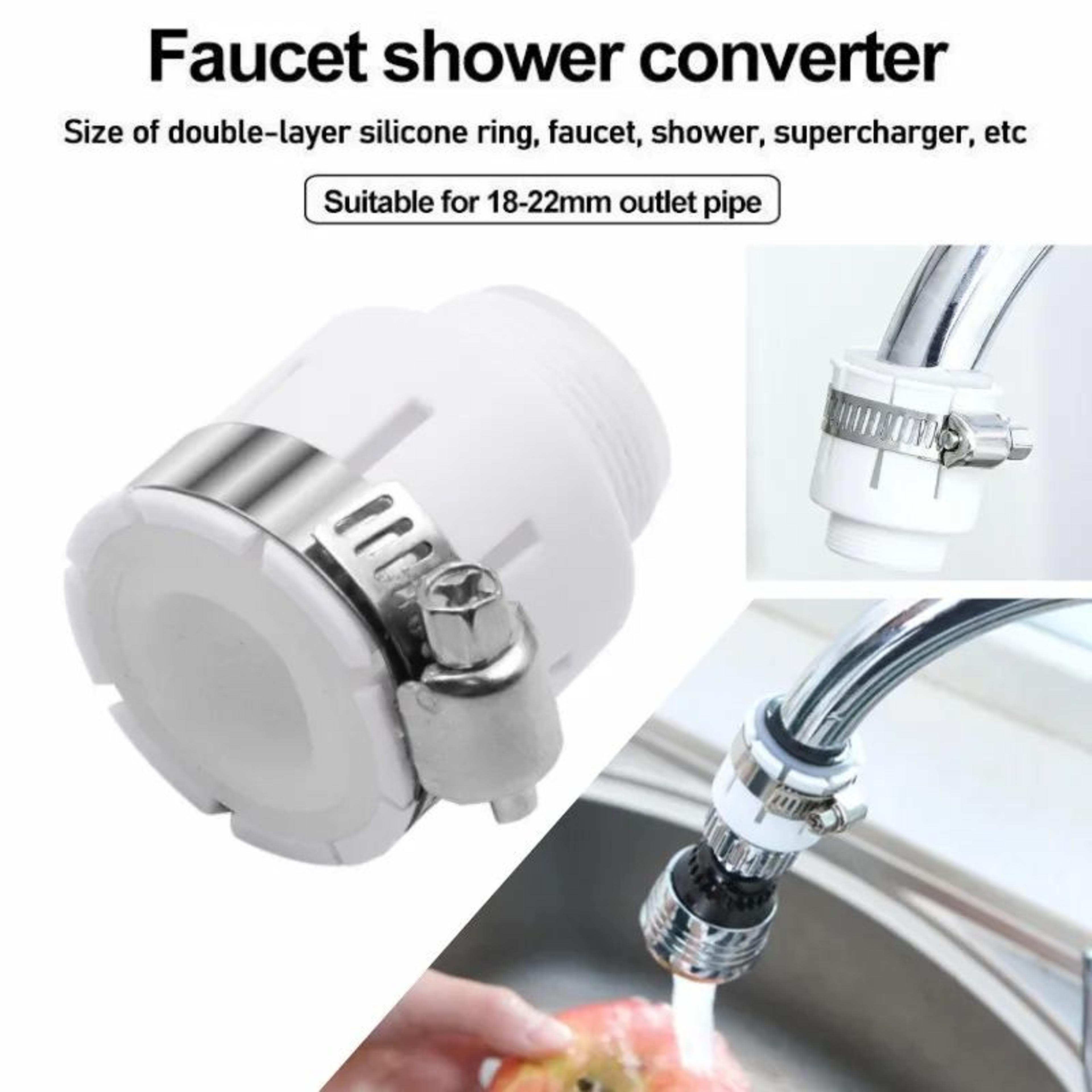 universal rotatable faucet adapter anti-splash sink faucet extender 15-23mm