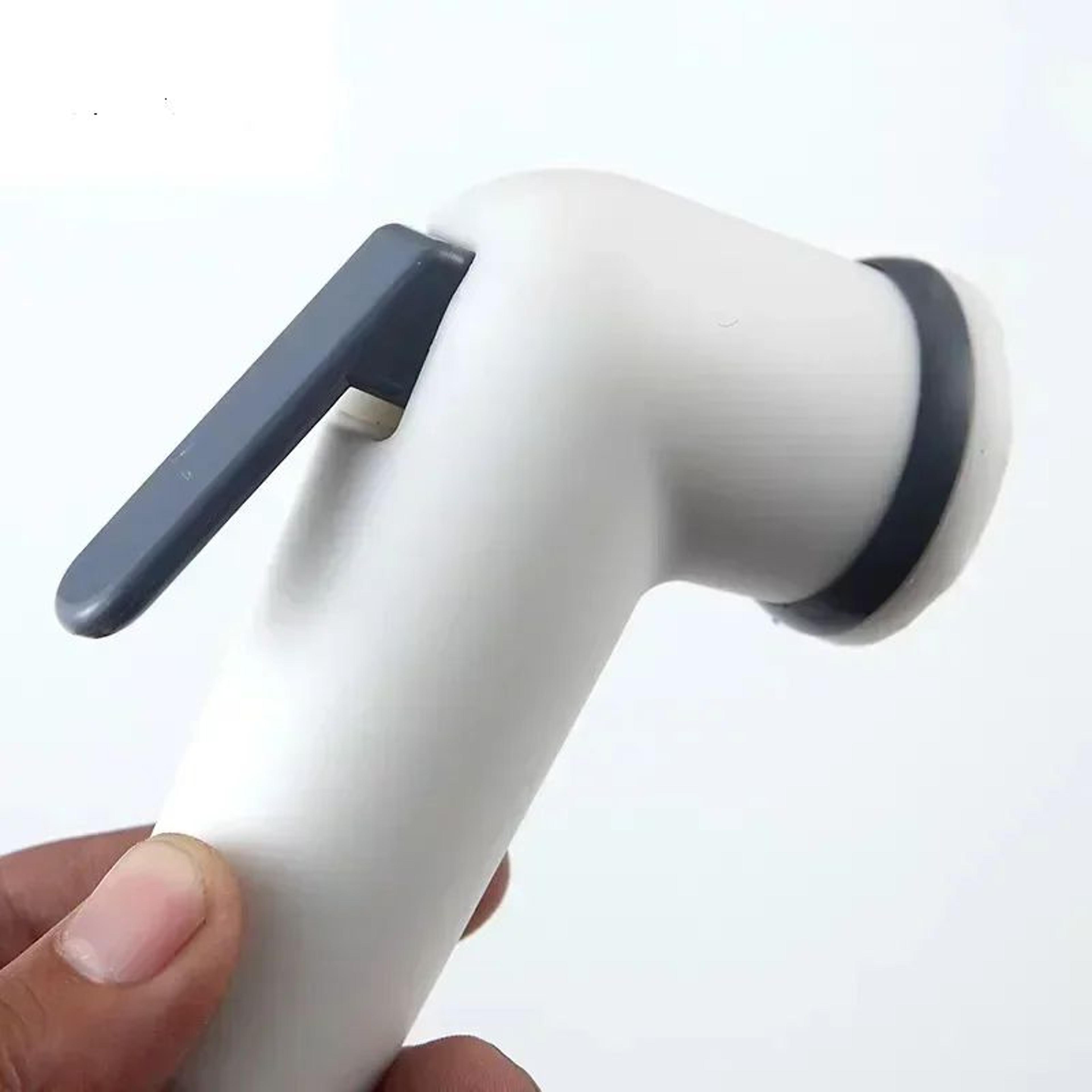 adjustable handheld toilet bidet sprayer abs high pressure cleaning nozzle