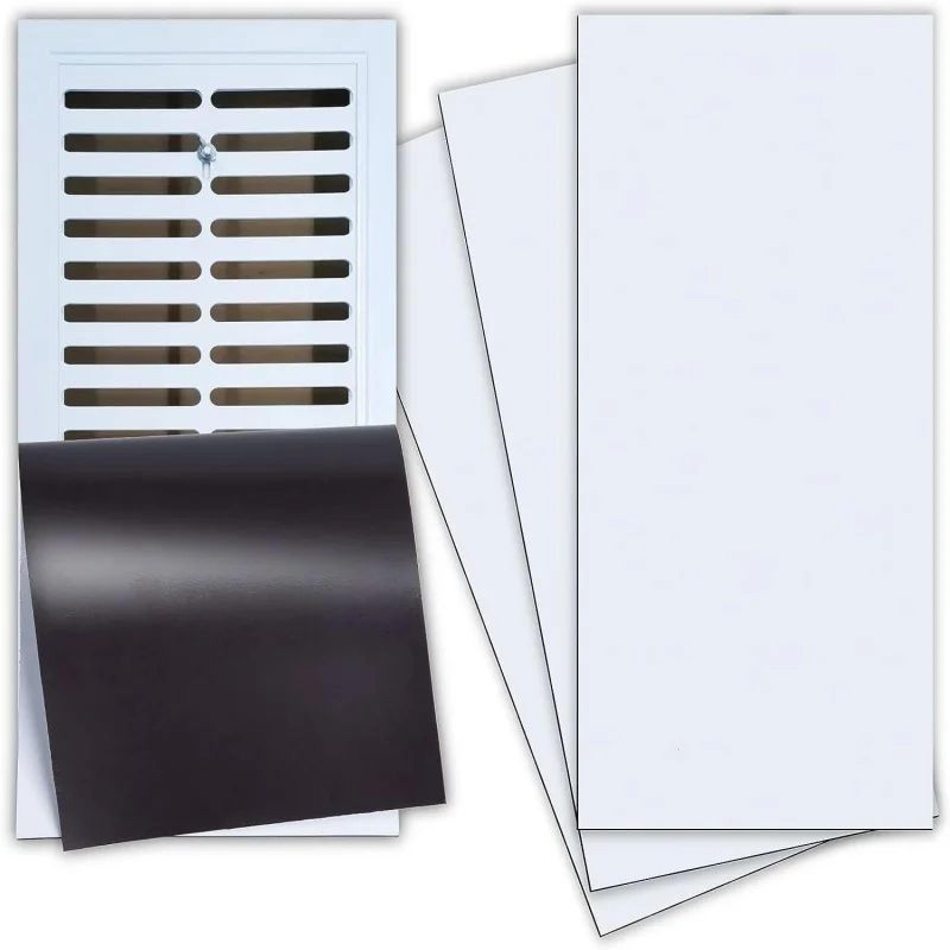 5.5 inch x 12 inch magnetic vent cover flexible air register blocker