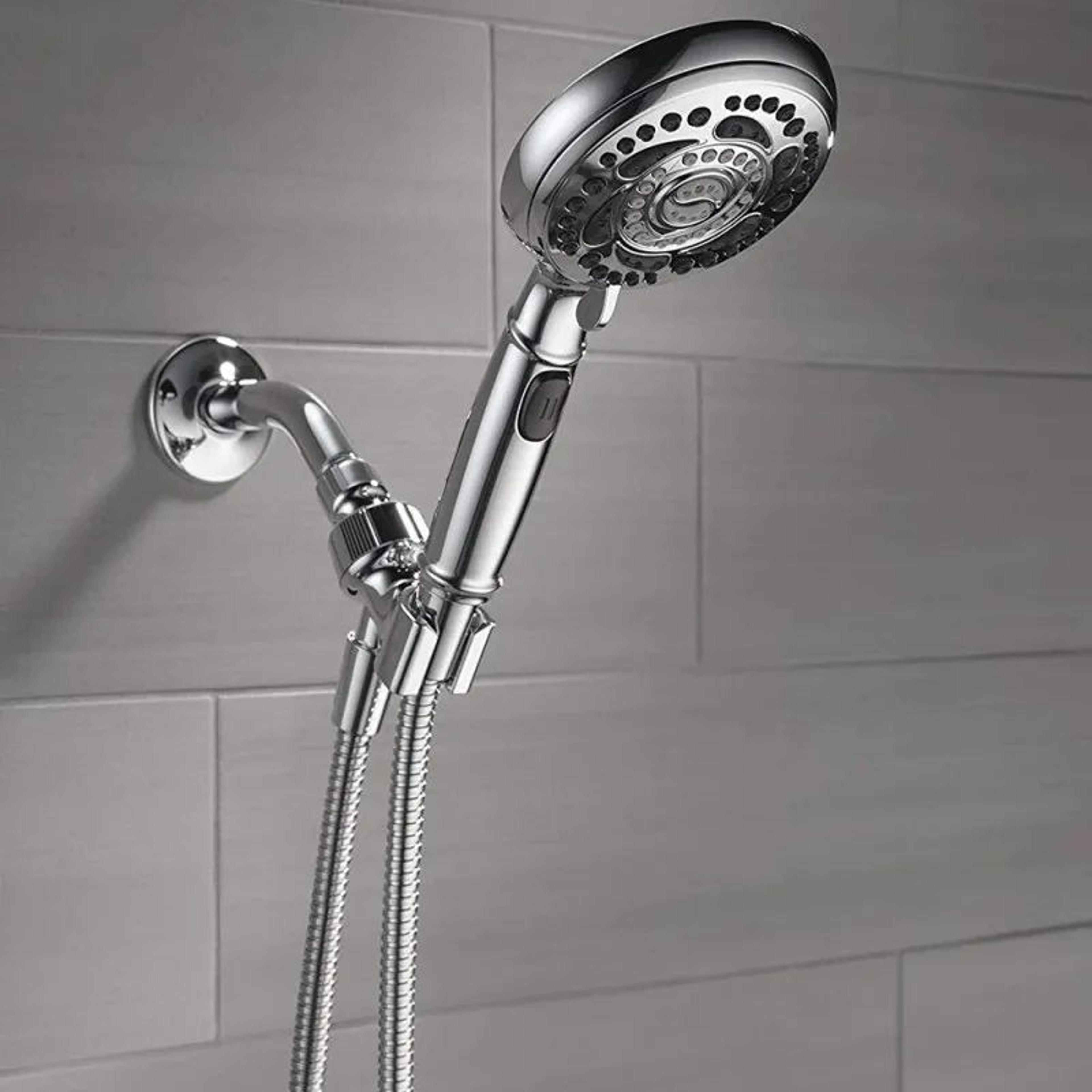 g1/2 3-way shower diverter valve with adjustable handheld shower holder