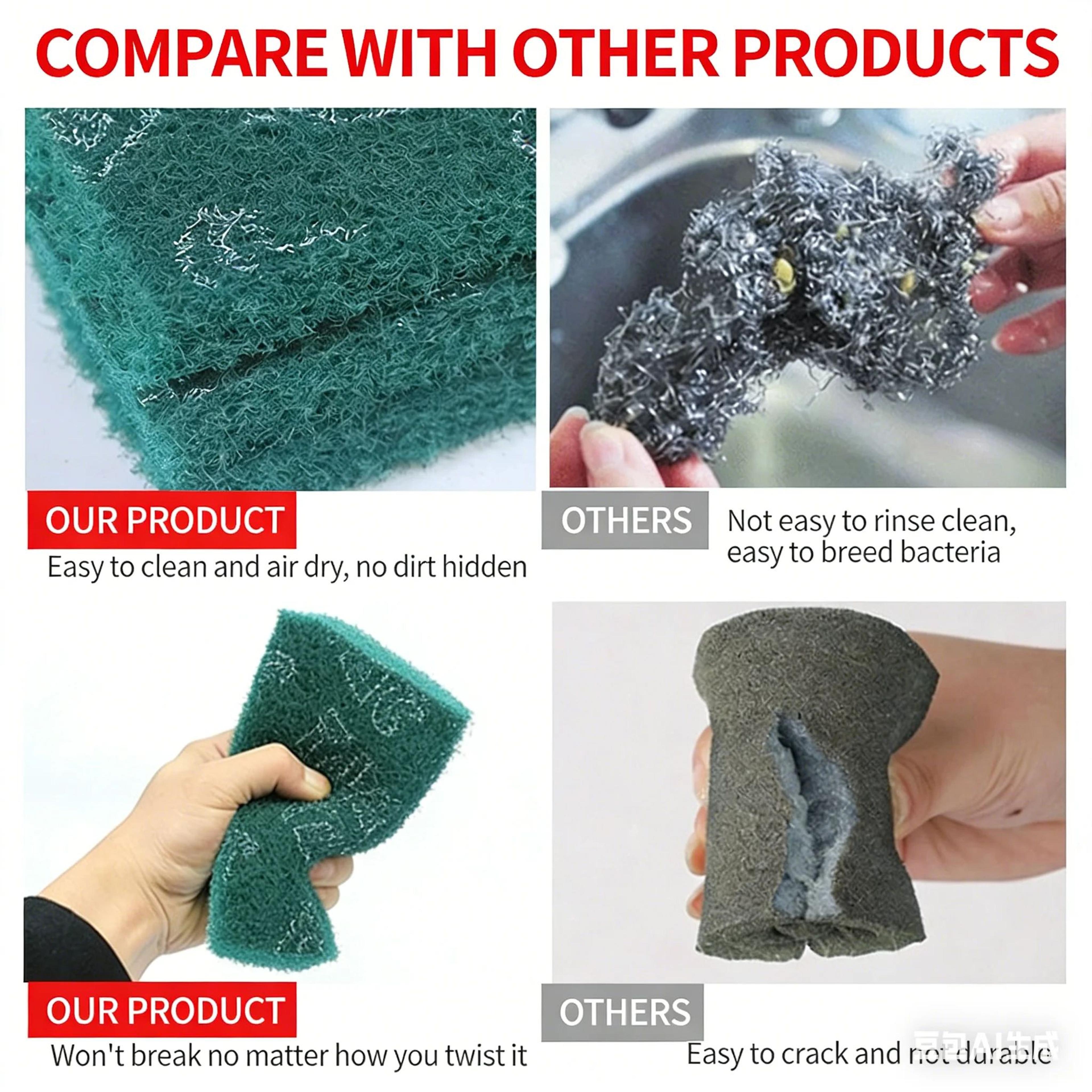 5M Abrasive Scouring Pad Roll For Rust Removal And Polishing 1