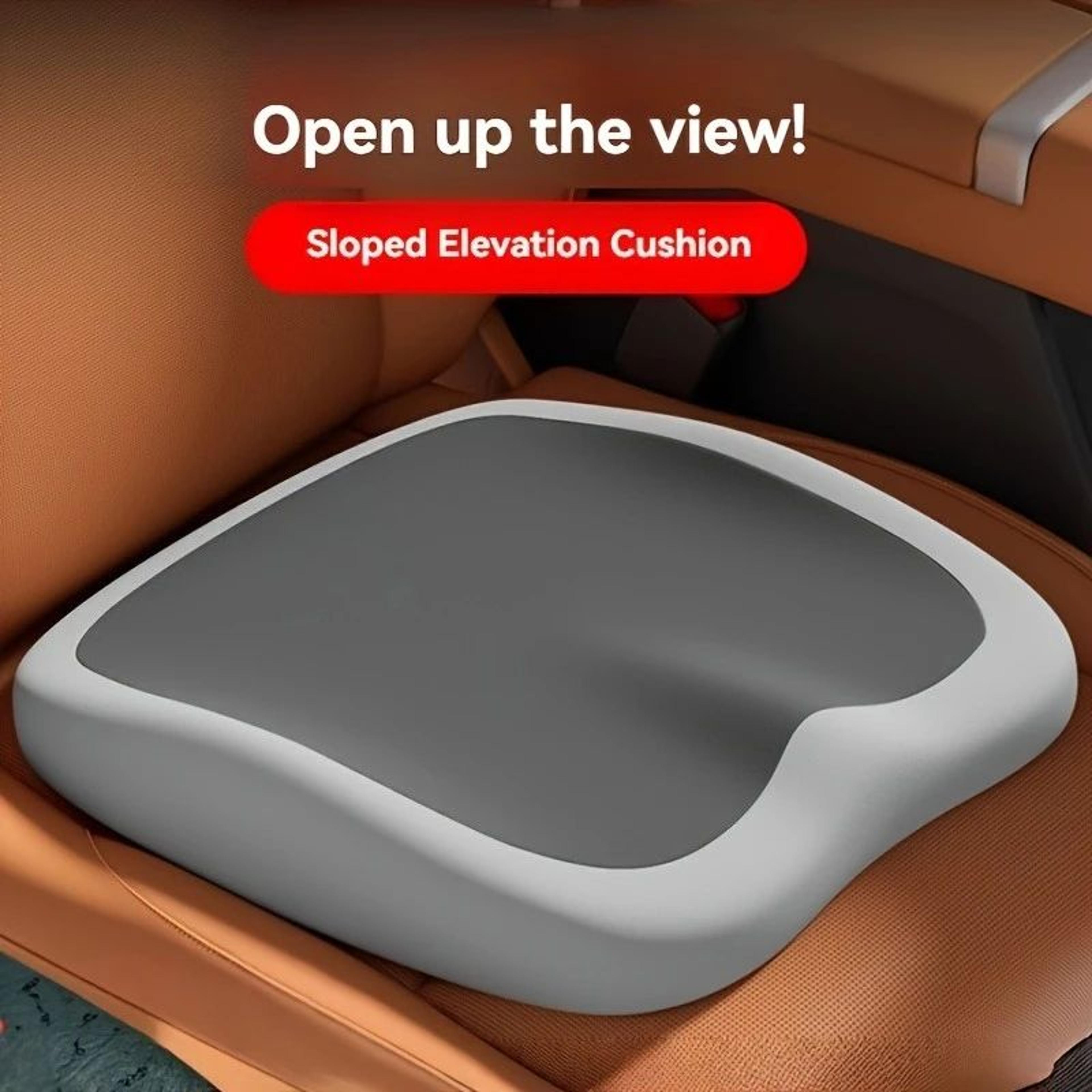 ergonomic memory foam car seat booster cushion for driver and office chair