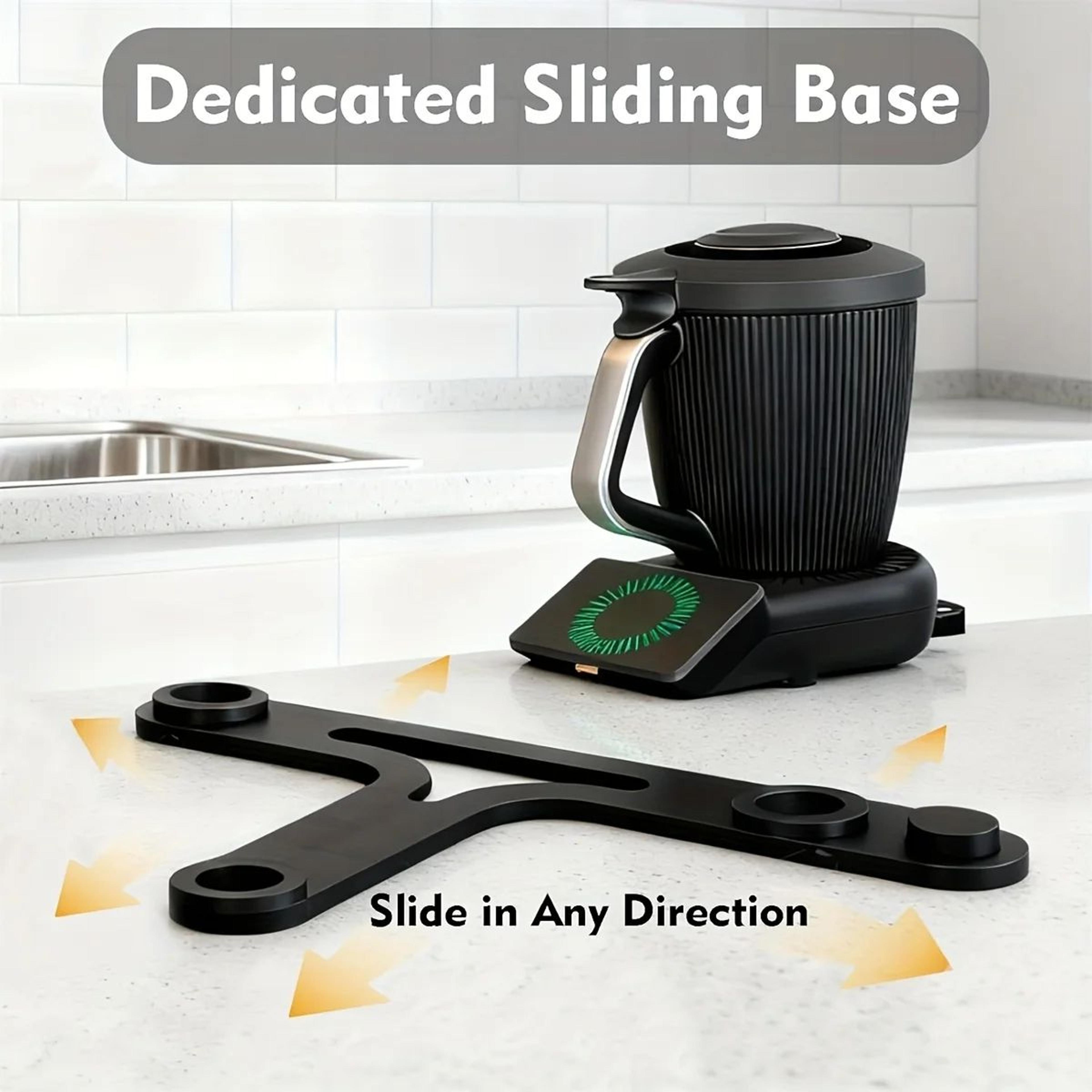 tm7 sliding board with gliders - countertop and scale protection base