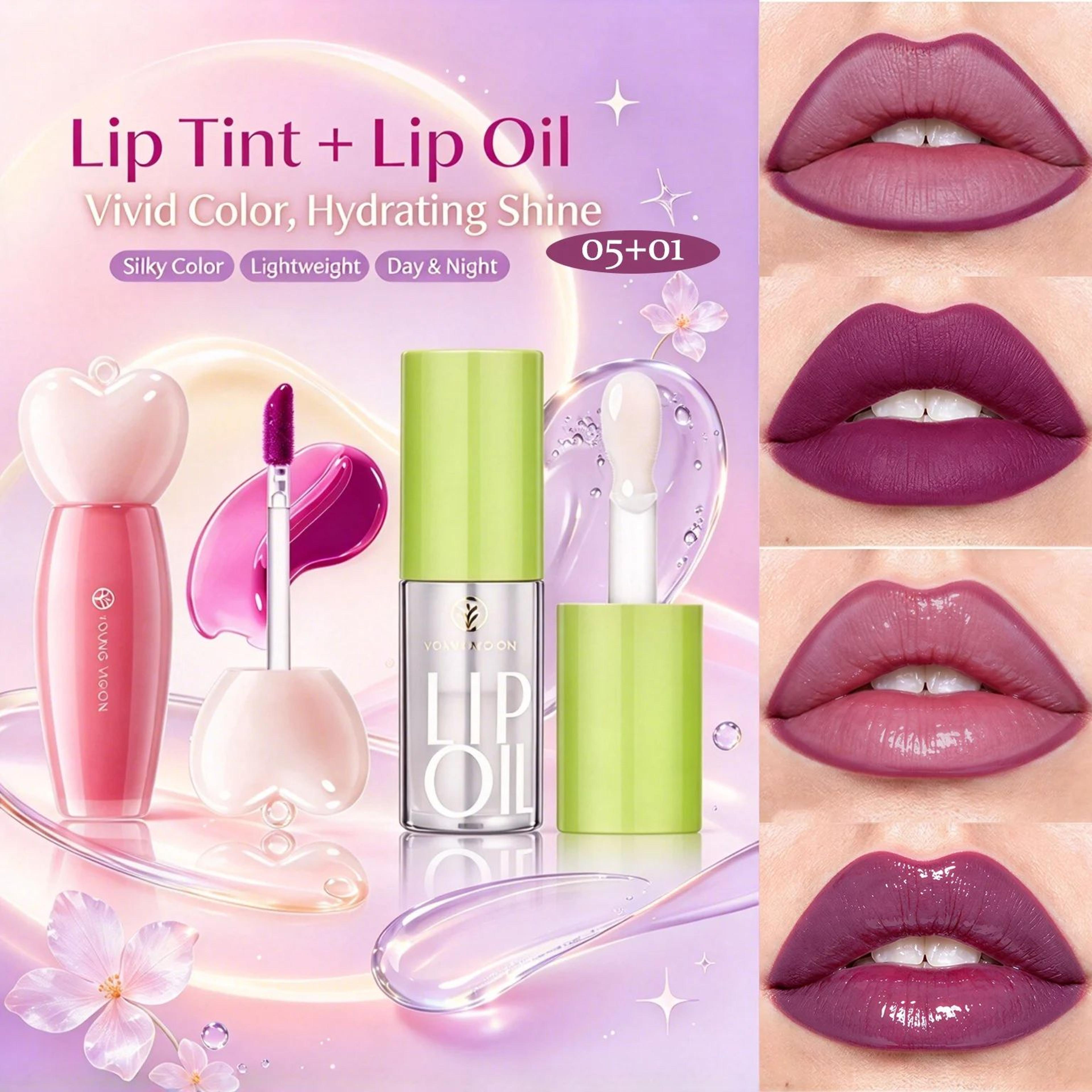 waterproof lip dye liquid lip glaze long lasting non-stick lip tint