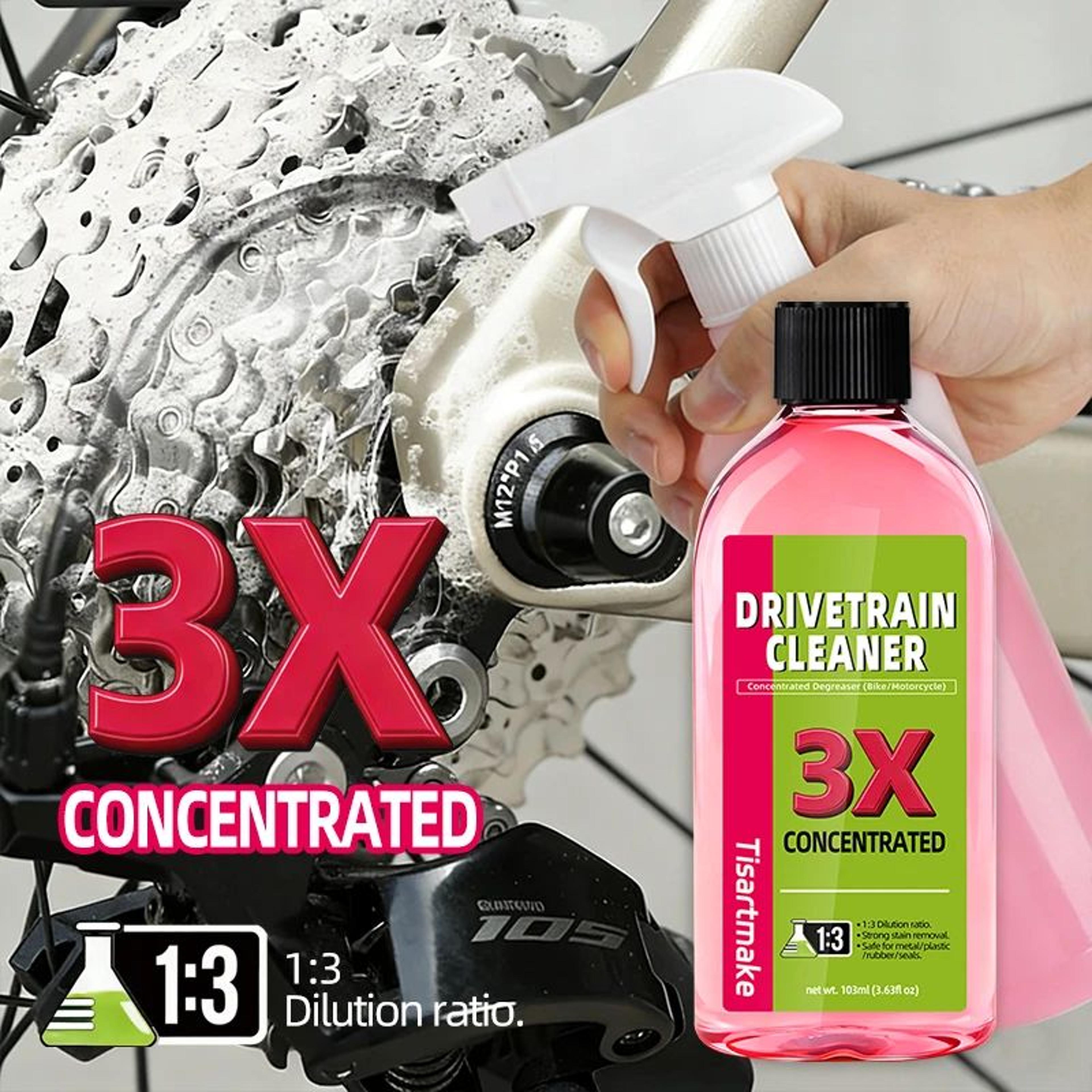 100ml bicycle chain cleaner and drivetrain degreaser for smooth bike maintenance