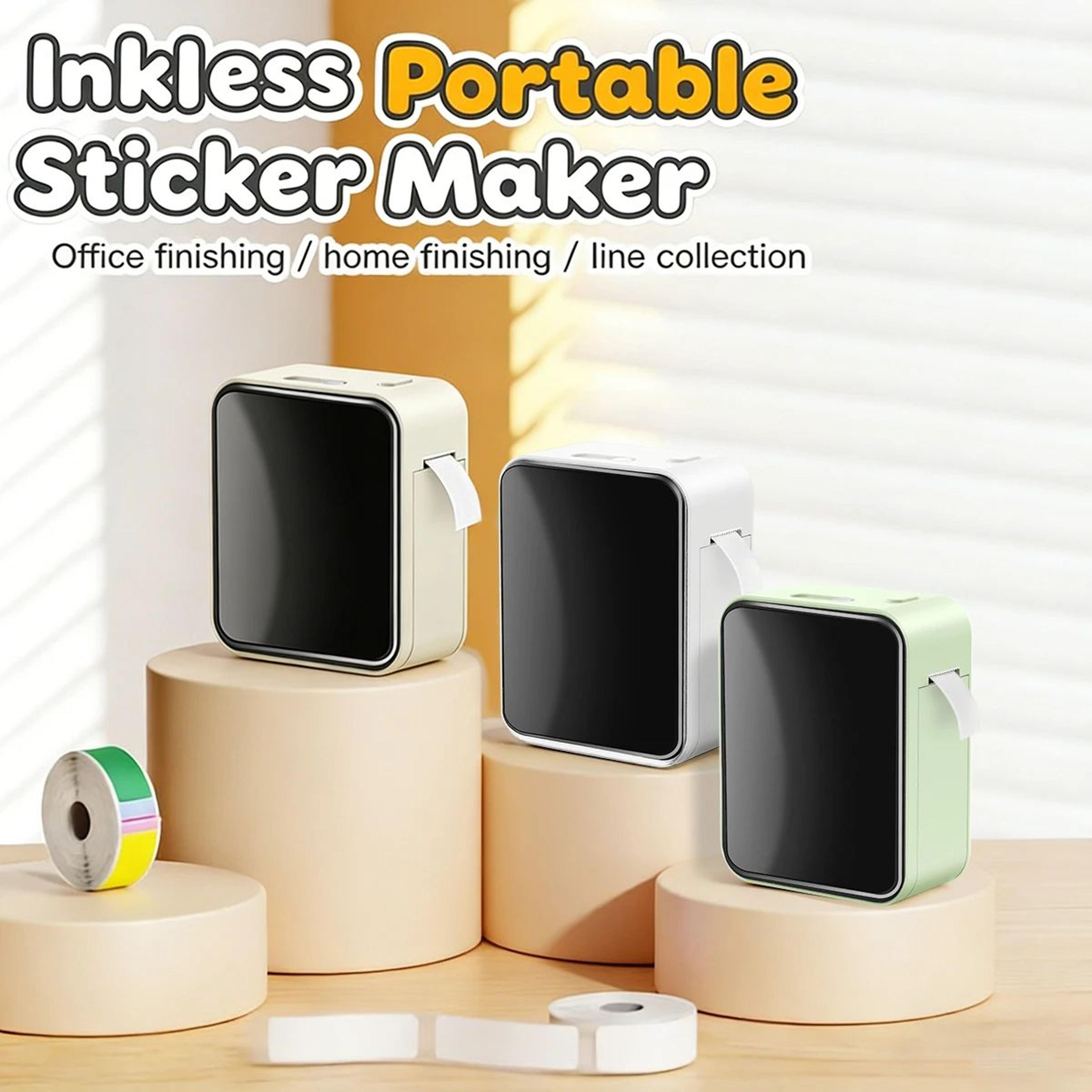marklife p15 mini bluetooth thermal label printer for diy stickers and home organization