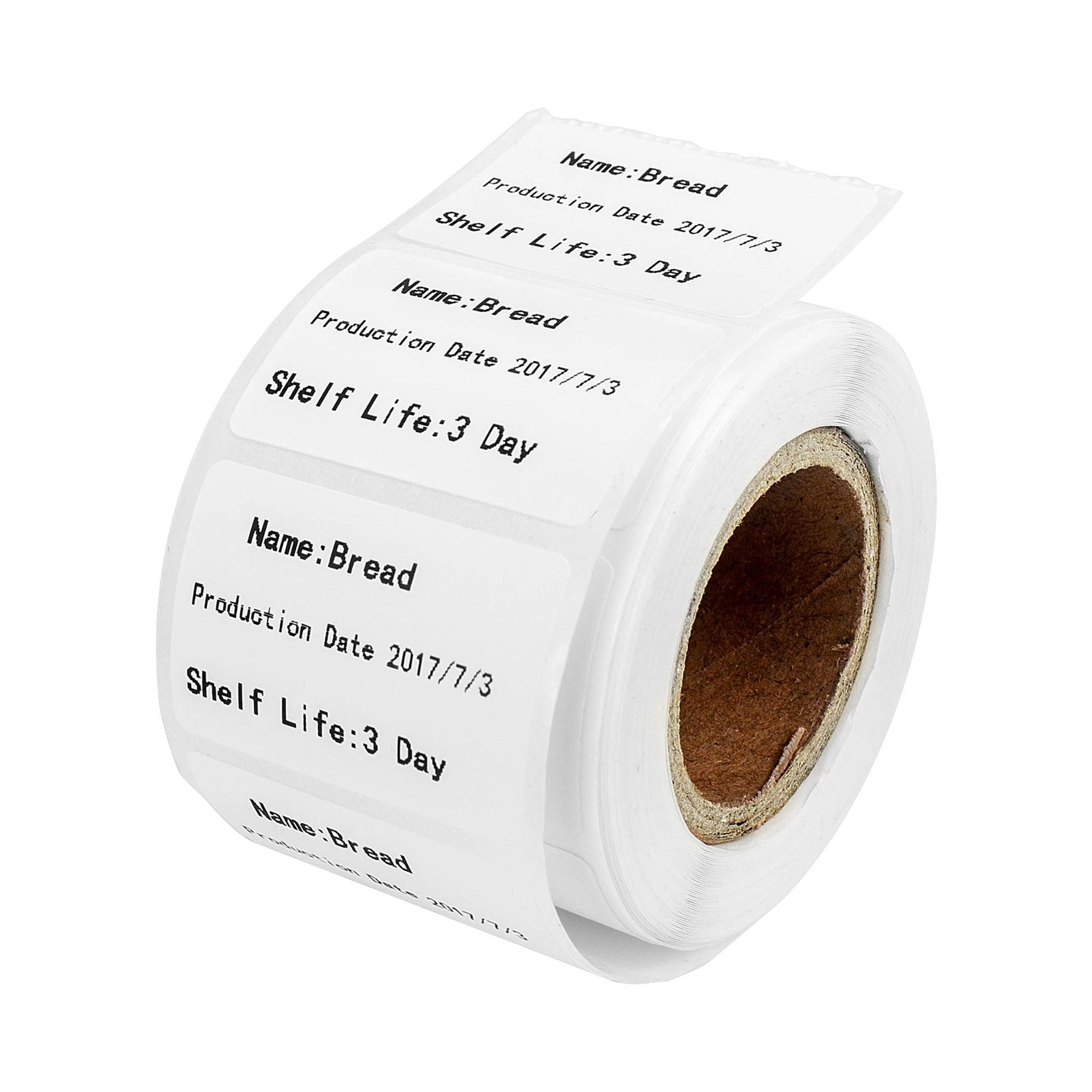 10 rolls self-adhesive thermal label paper for barcode and sticker printing
