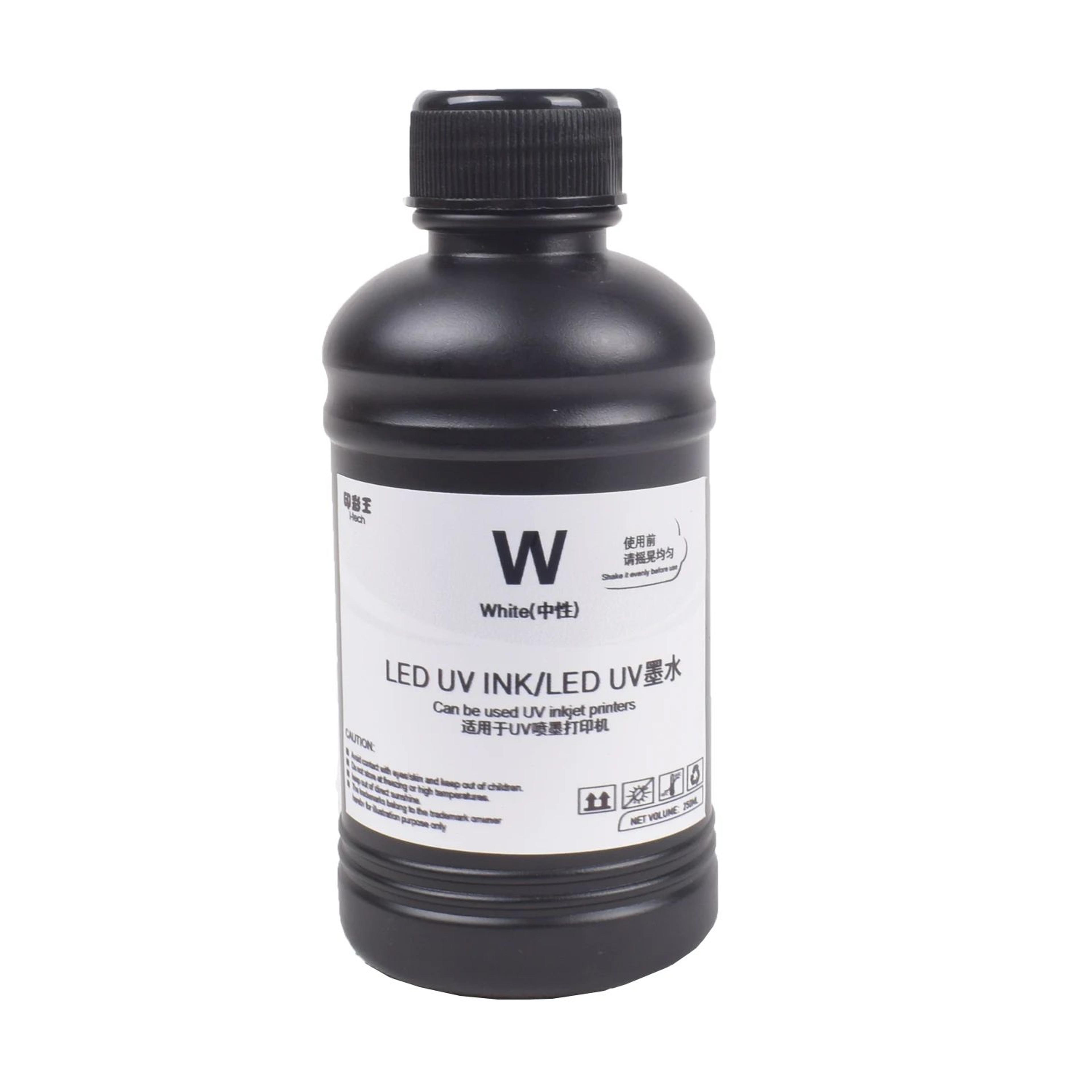 250ML LED UV Soft Ink For Flatbed Printers  Flexible UV Printing Ink 5