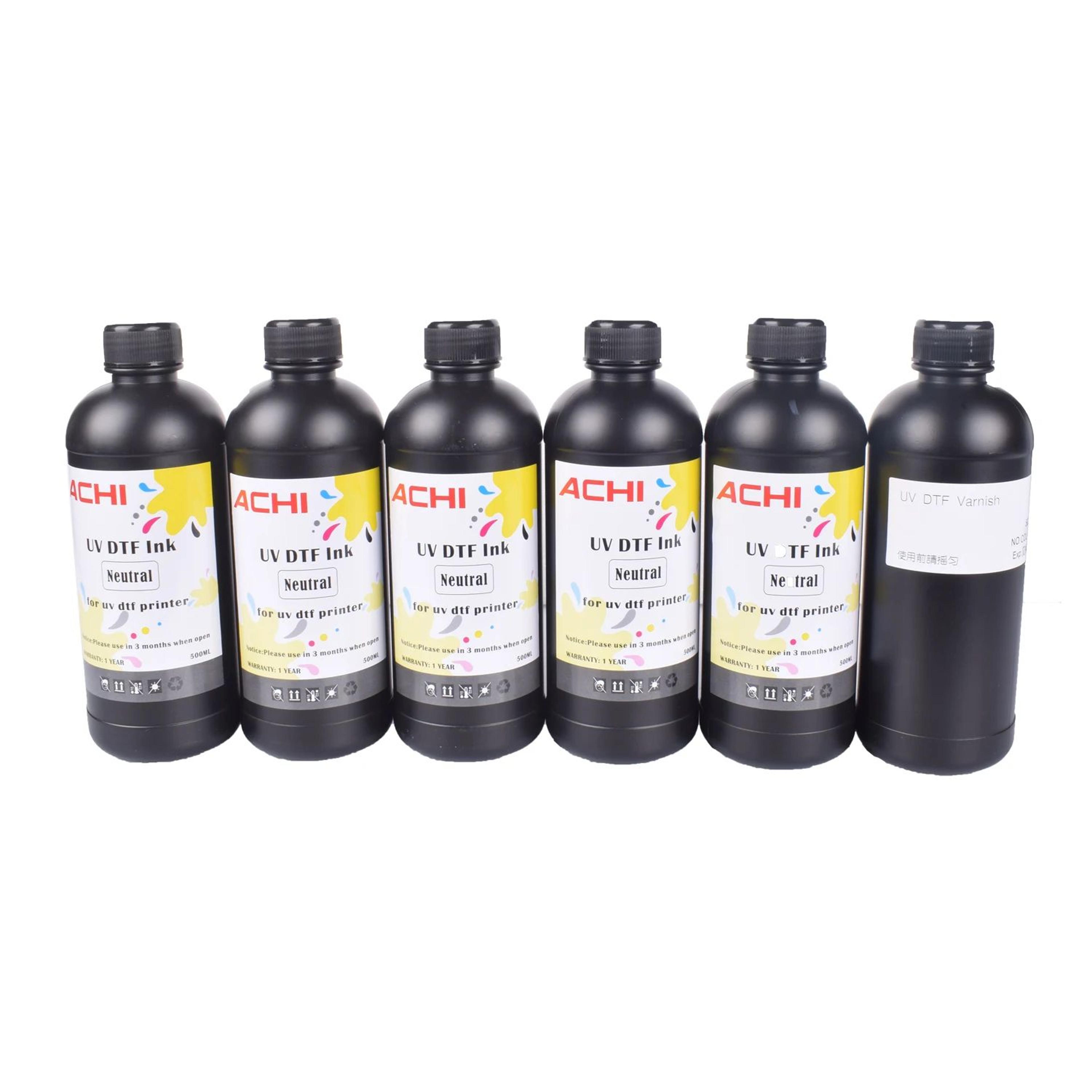 500ML UV DTF Printer Ink For XP600 DX4 DX5 R1390 L800 R330 Printheads 3