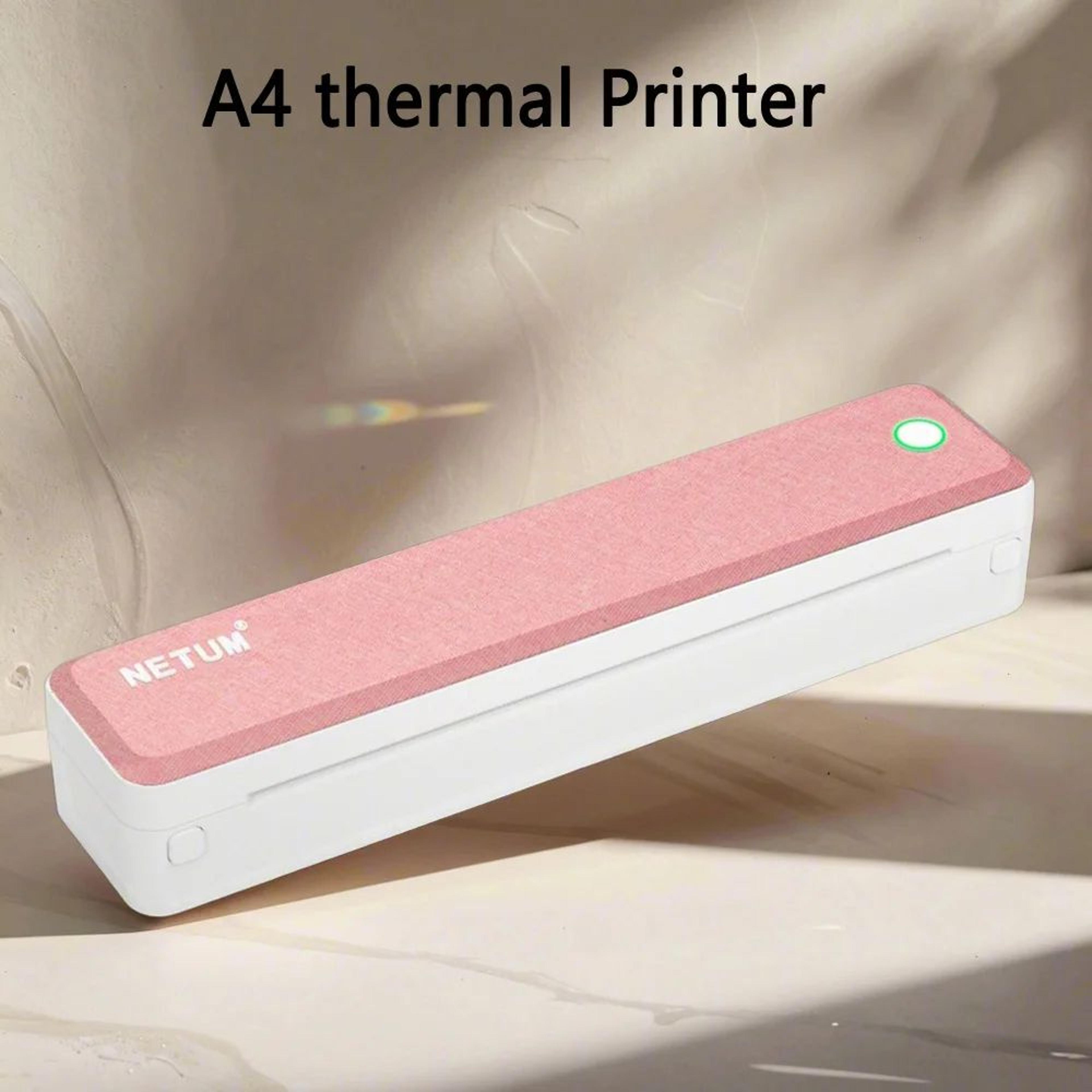 p20 portable a4 thermal printer wireless bluetooth usb printer for travel and office