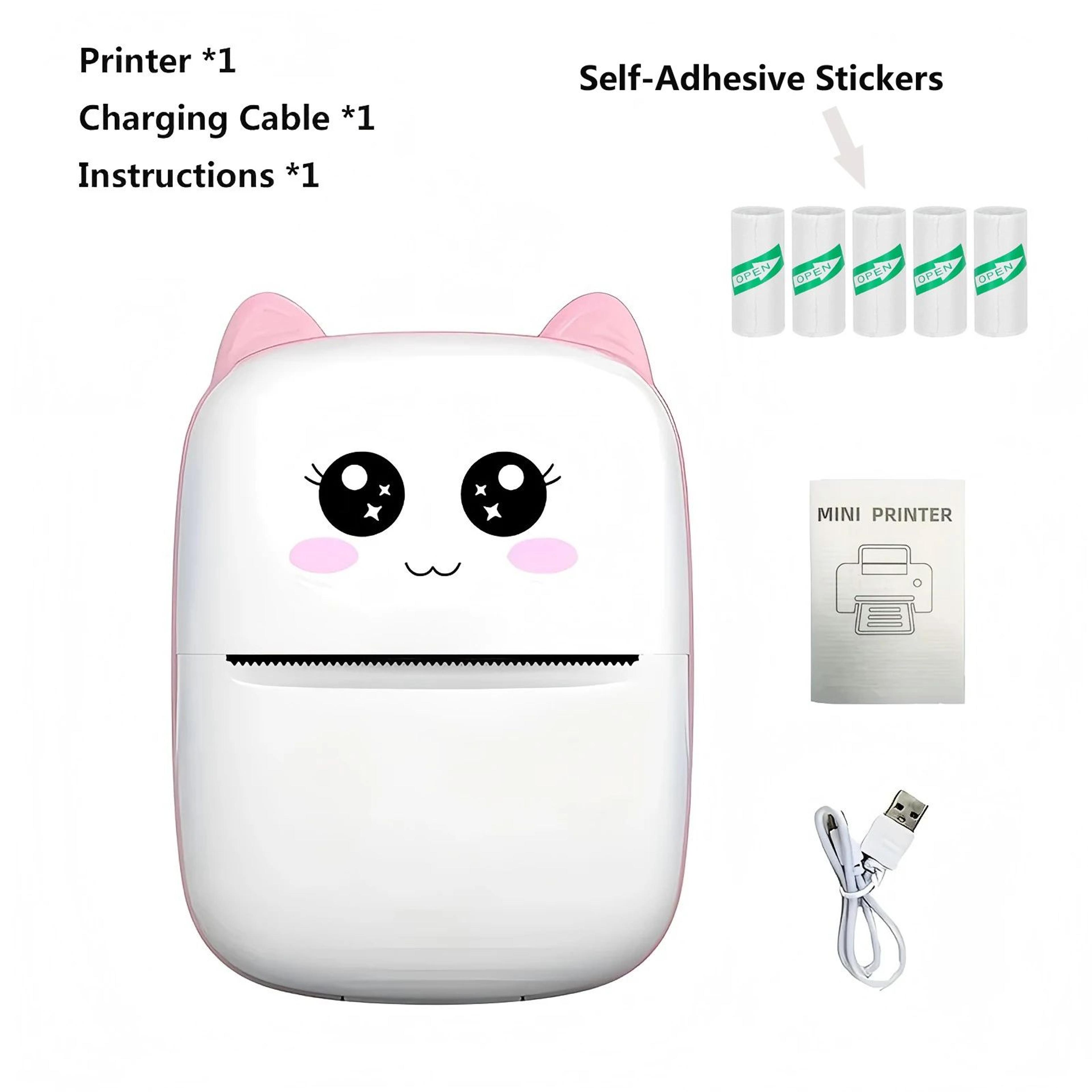 Portable Mini Thermal Printer For Photos Notes Labels And Receipts 6
