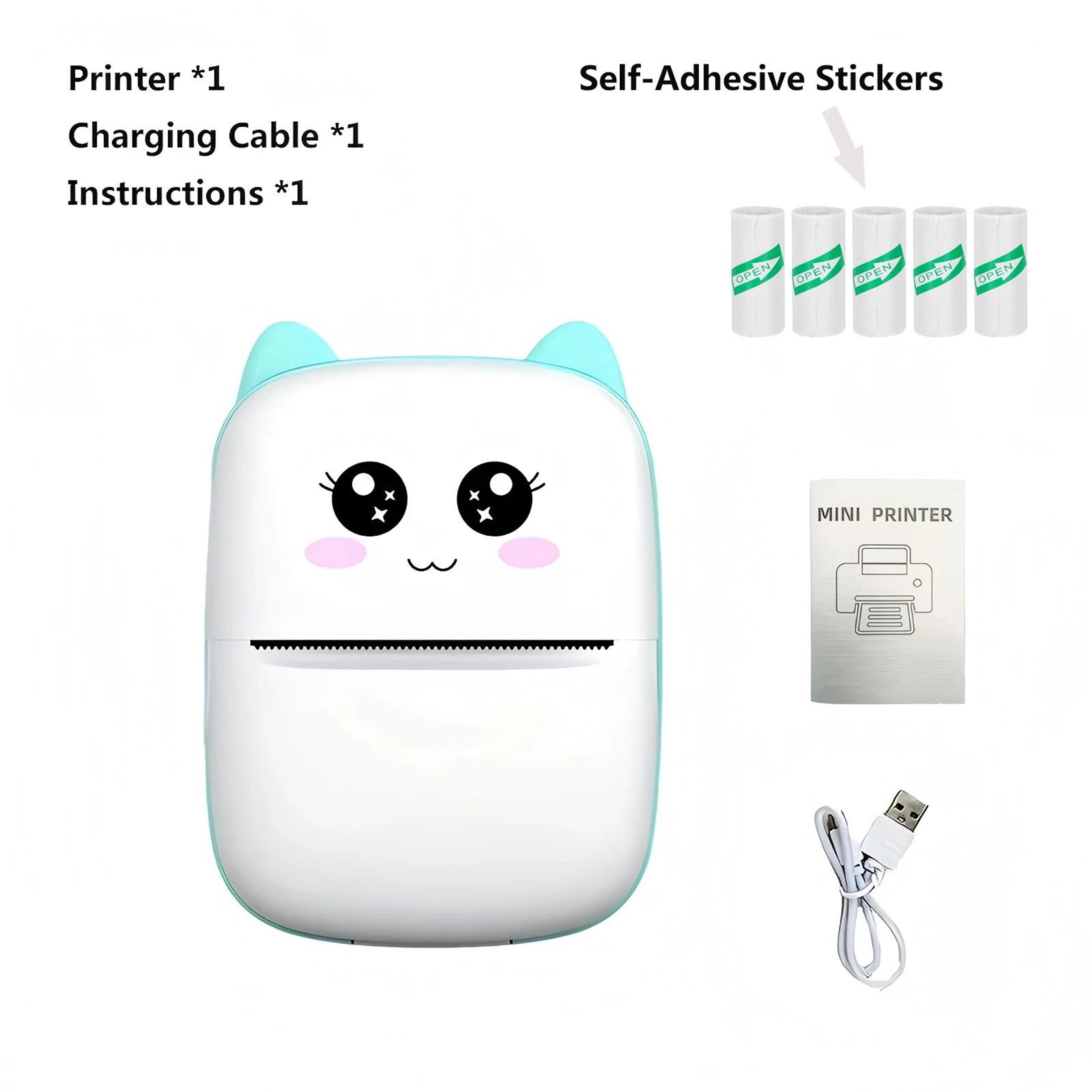 Portable Mini Thermal Printer For Photos Notes Labels And Receipts 7
