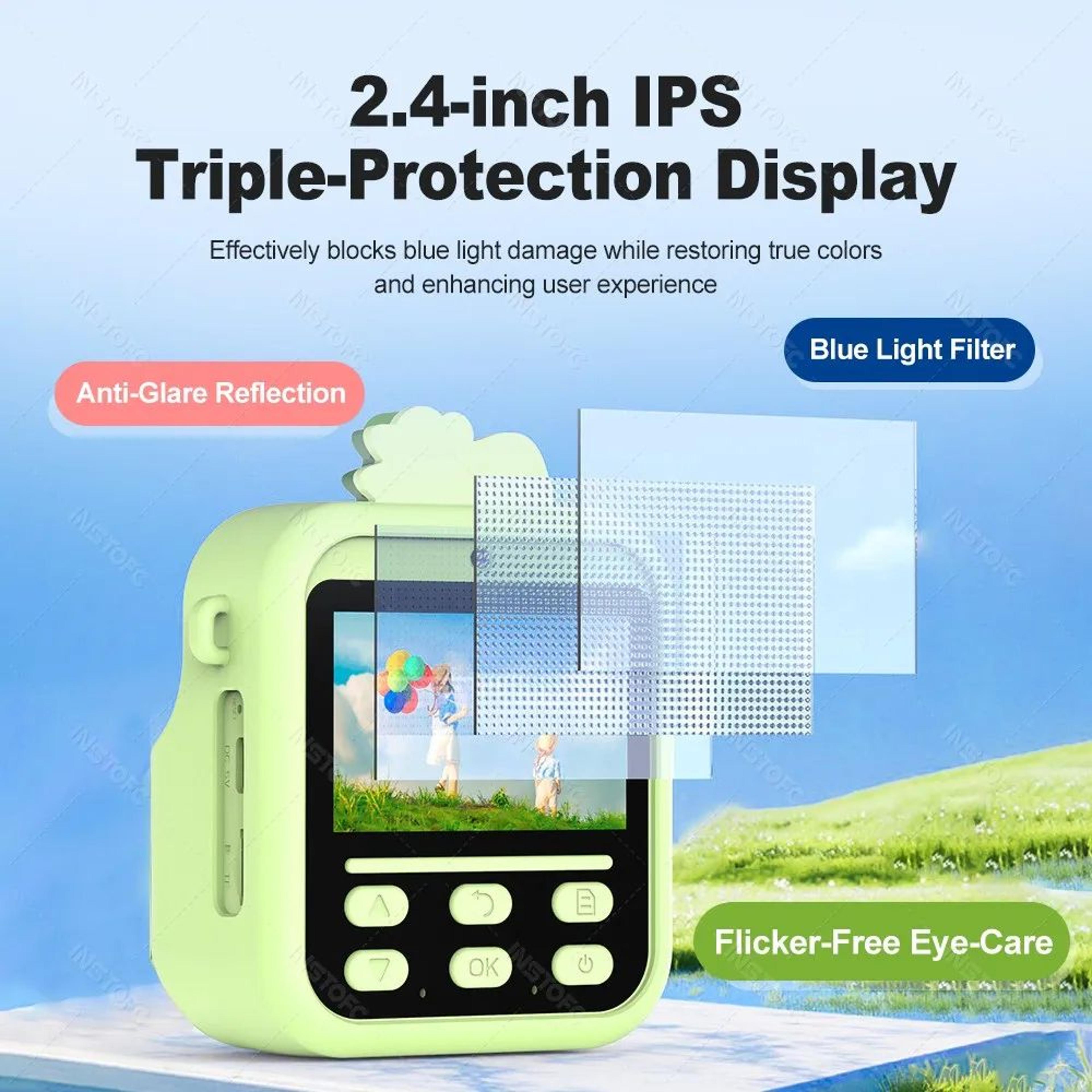 Kids Instant Print Digital Camera With 1080P HD Video And Dual Lens 4