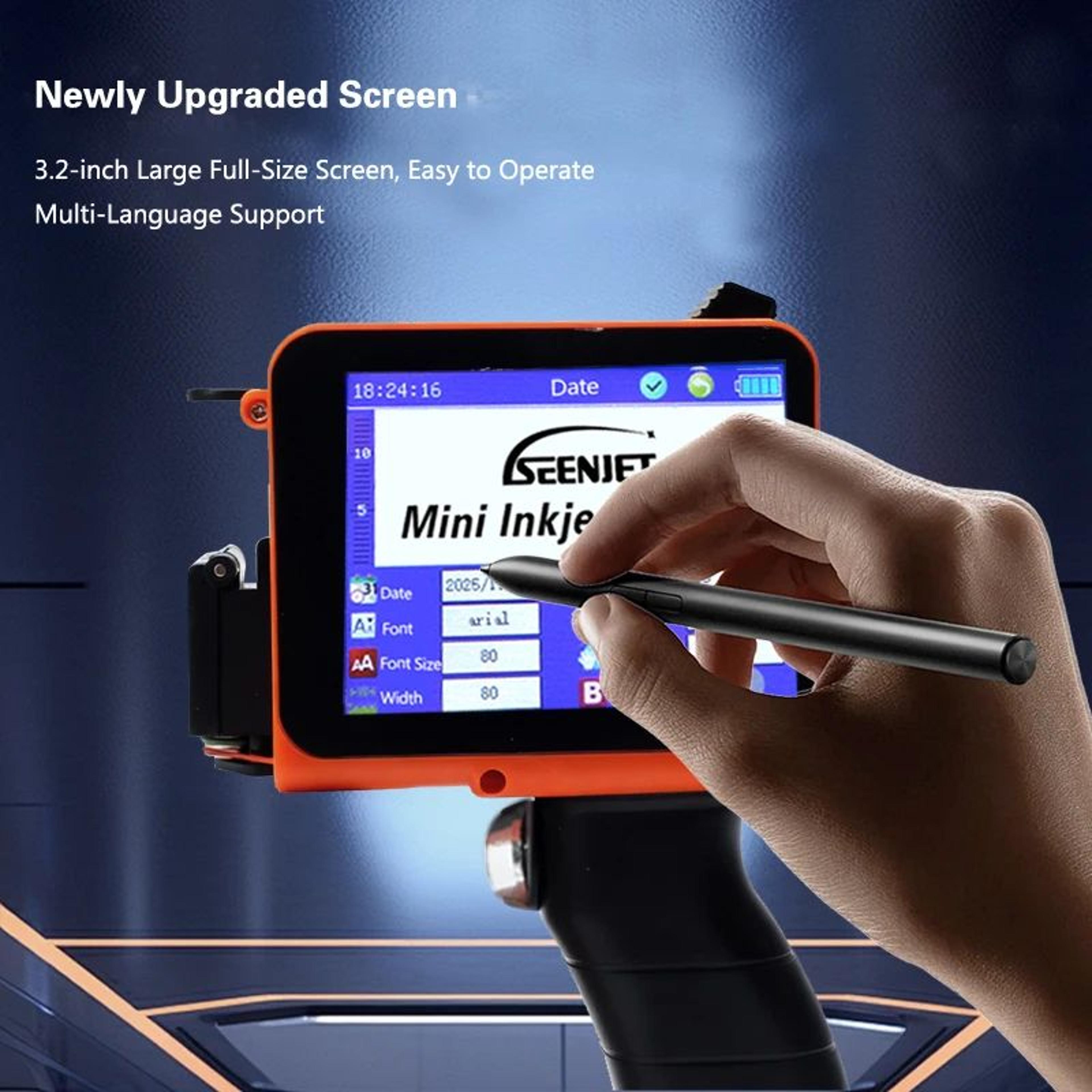 Mini Handheld Inkjet Printer For Expiry Dates QR Codes And Product Packaging 1