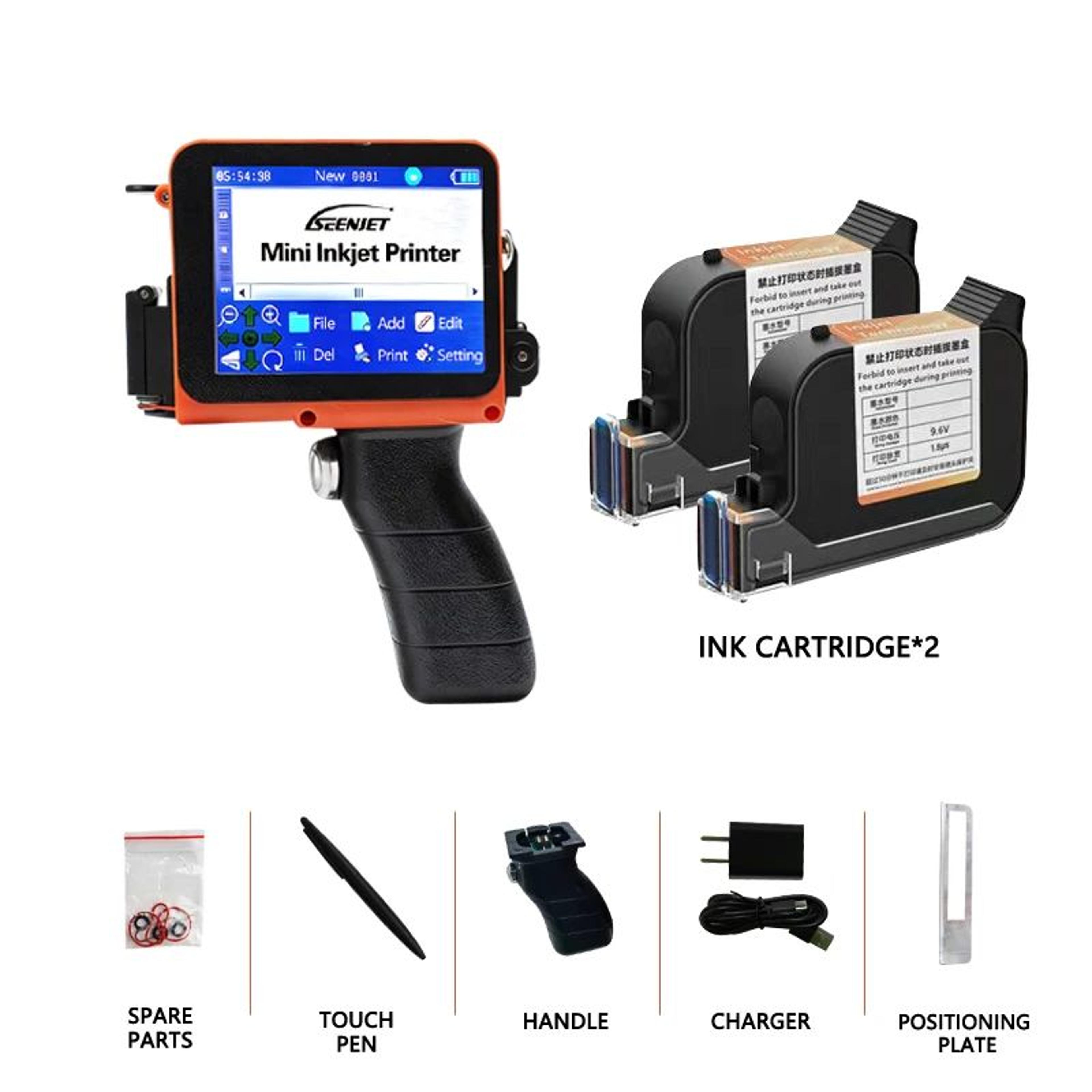 Mini Handheld Inkjet Printer For Expiry Dates QR Codes And Product Packaging 6