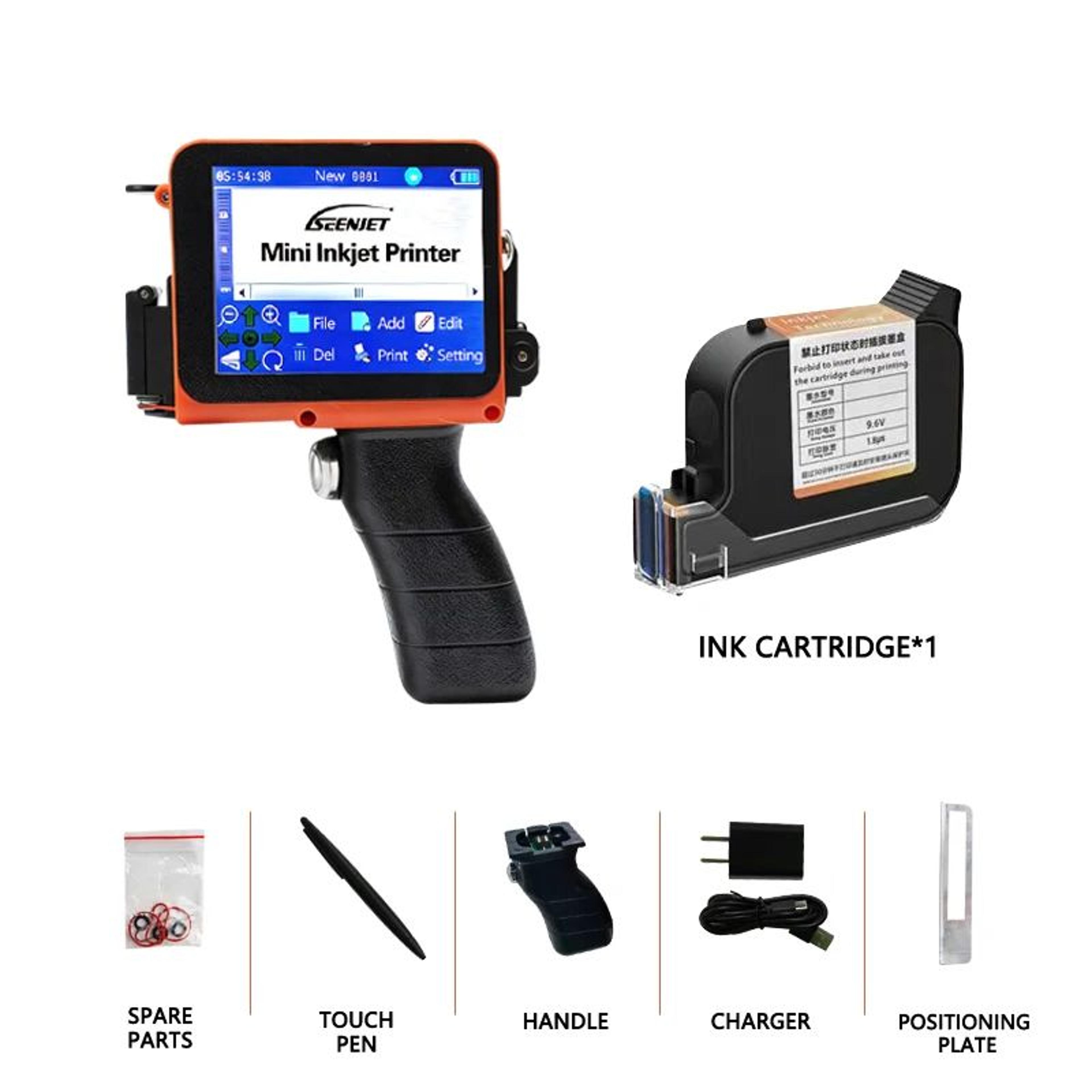 Mini Handheld Inkjet Printer For Expiry Dates QR Codes And Product Packaging 7