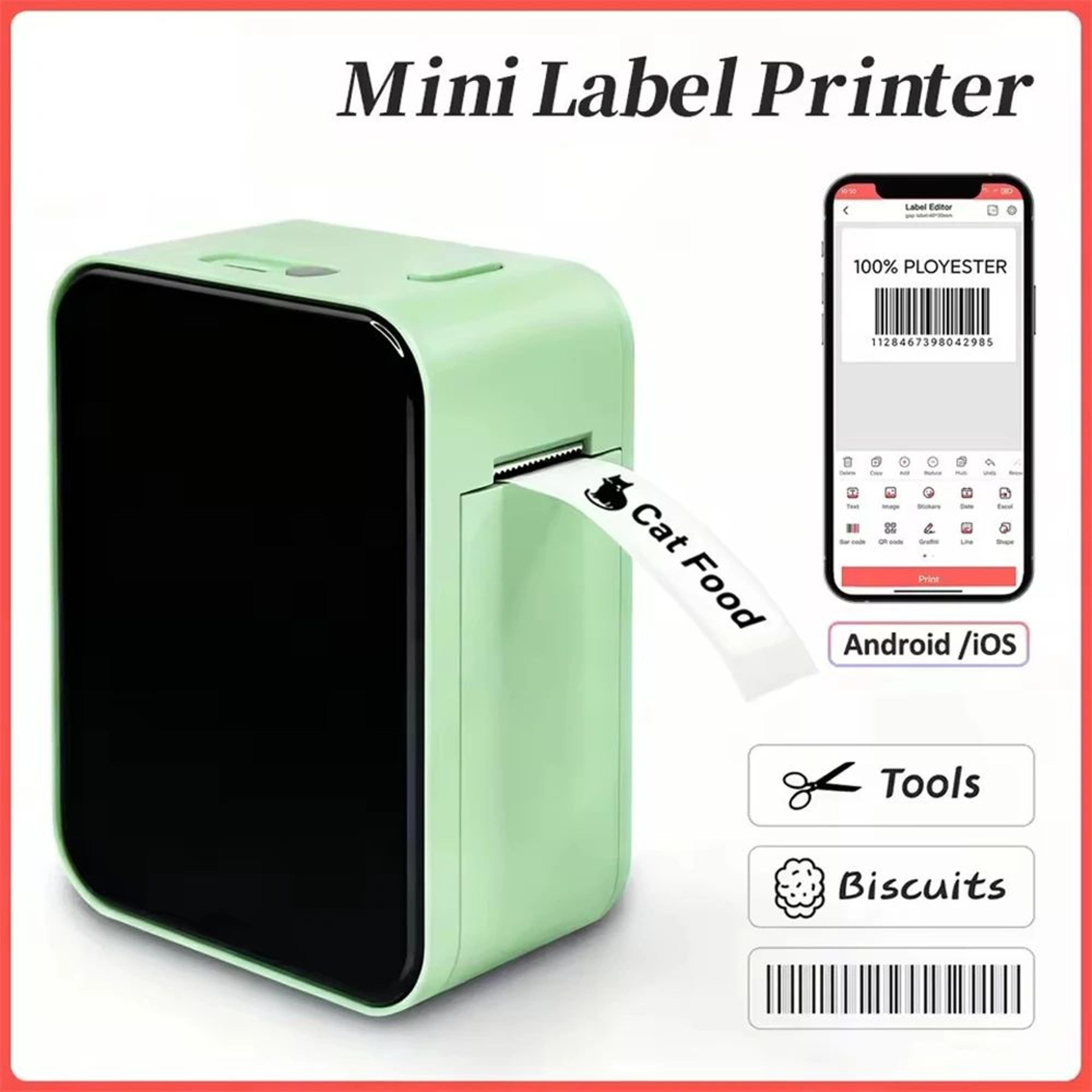 p15 mini bluetooth thermal label printer - portable inkless sticker maker