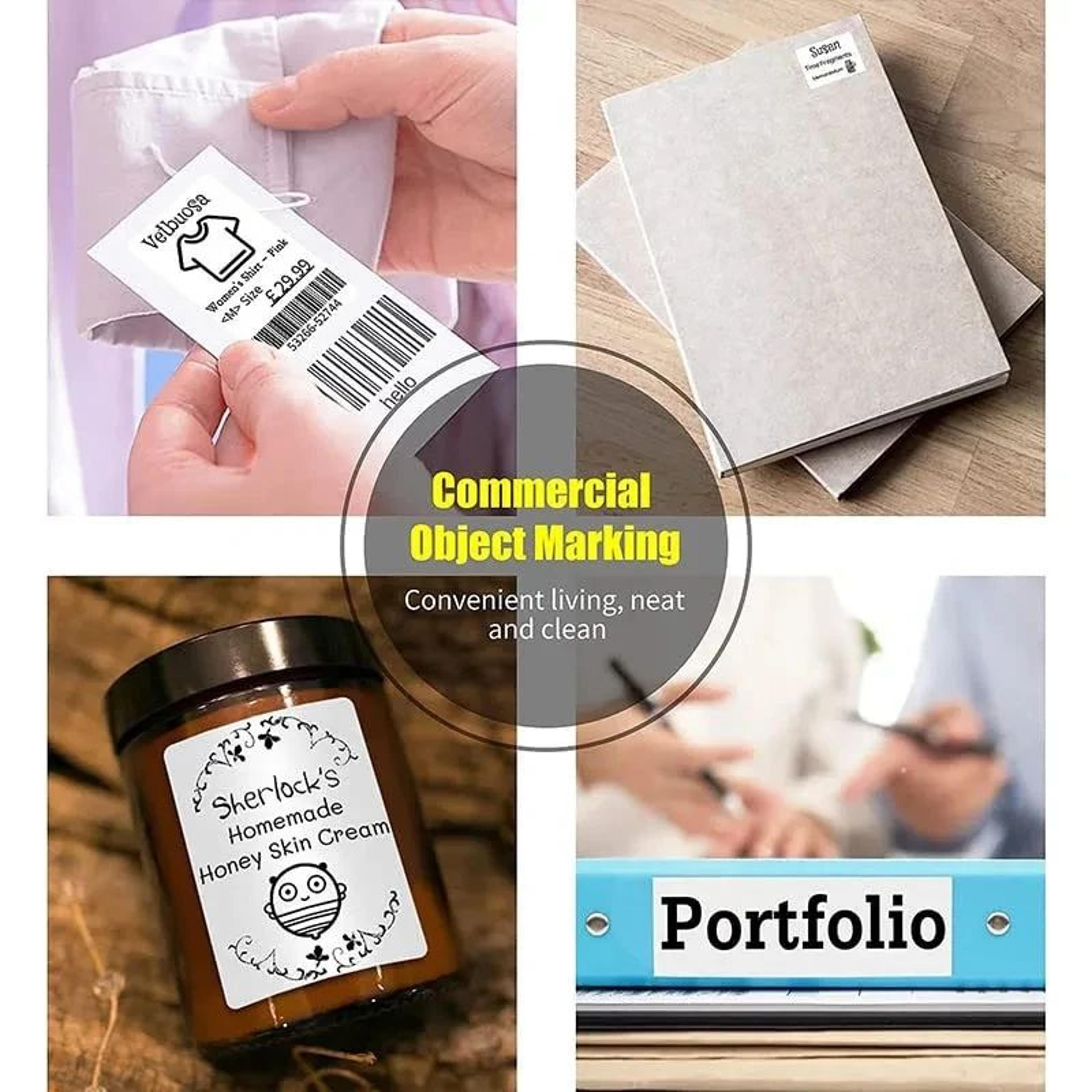 self-adhesive thermal label stickers for niimbot b1 b21 b3s printers