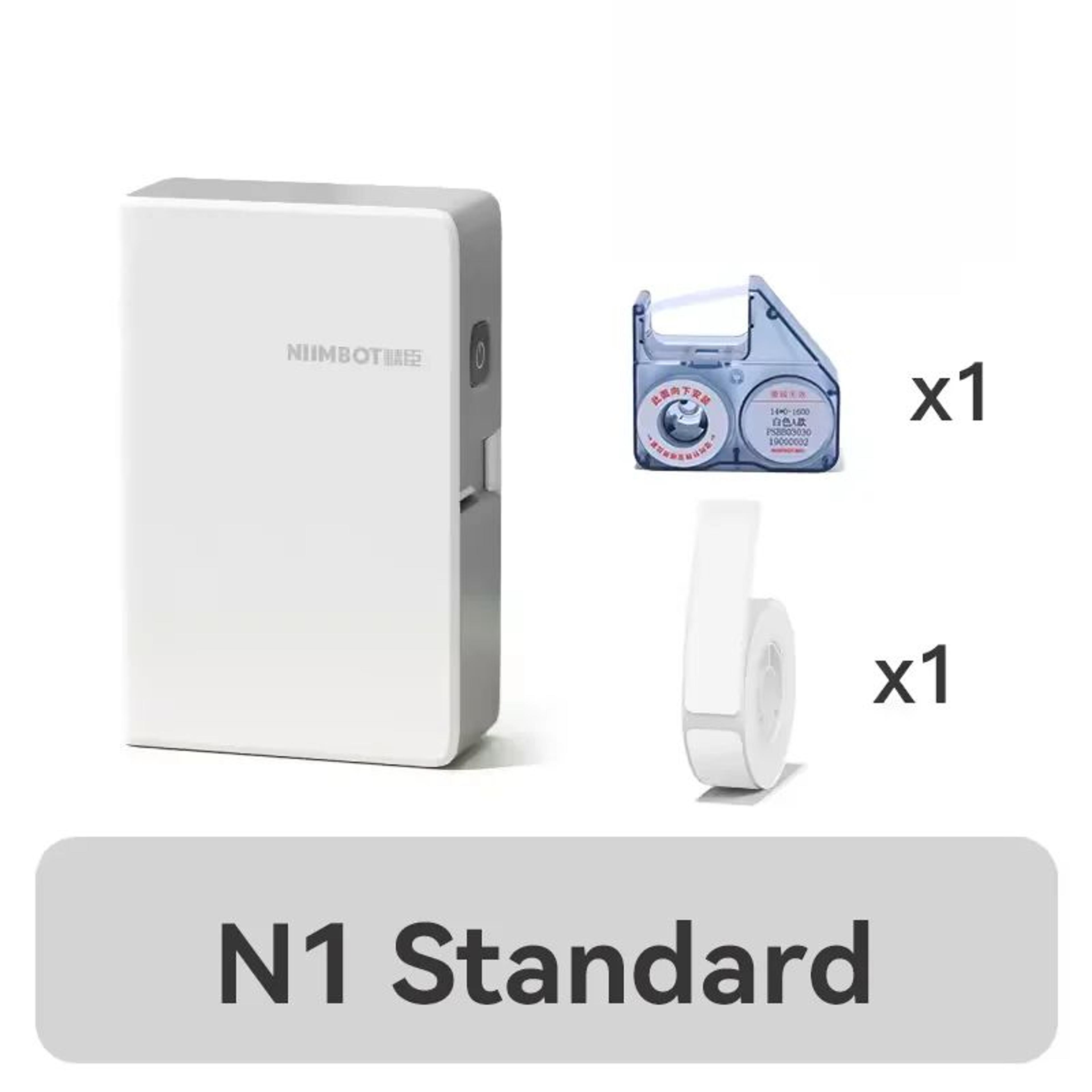 N1B18 Mini Portable Thermal Transfer Label Printer With LongLasting Ribbon And PET Stickers 6