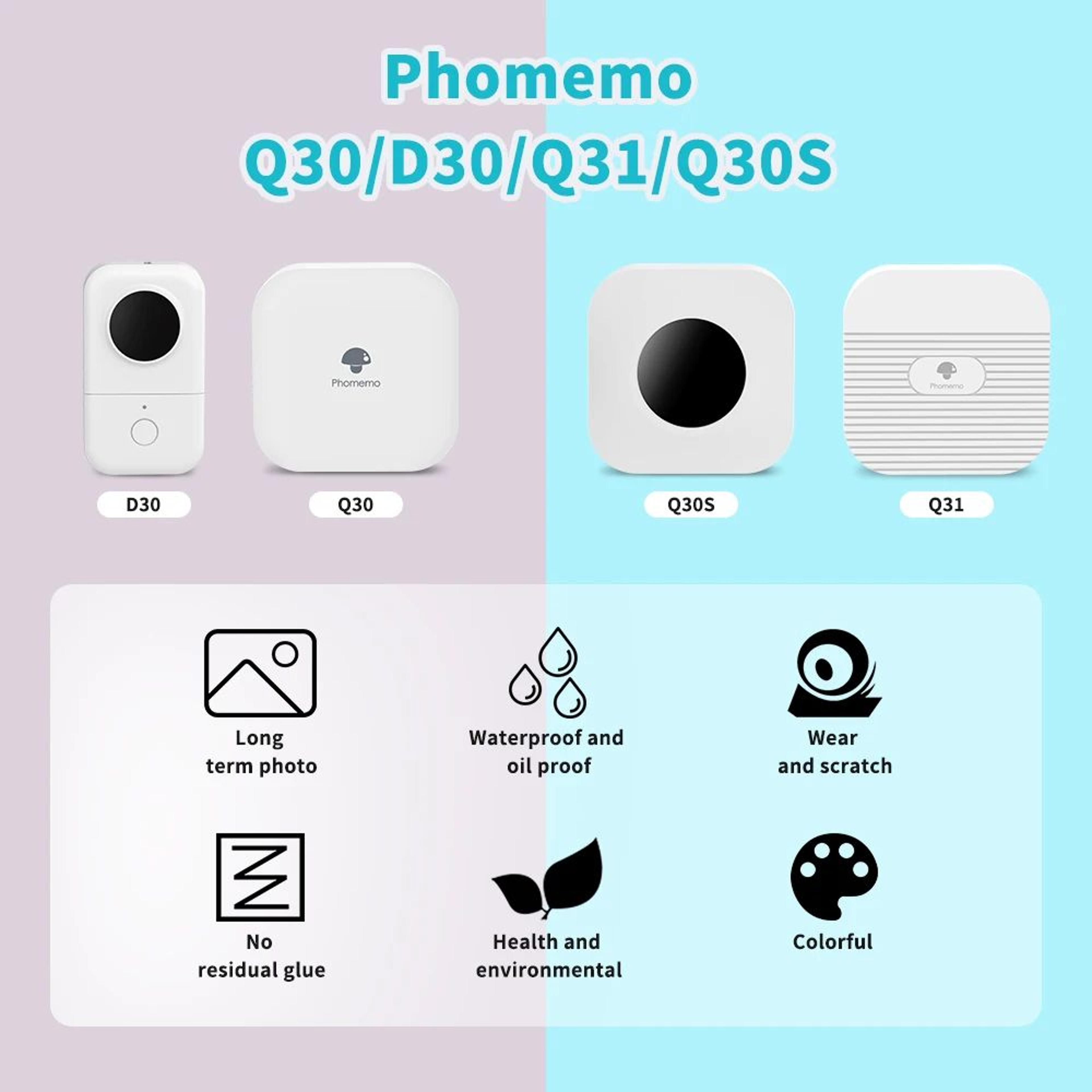 D30 Q30 Compatible Thermal Label Stickers 615mm SelfAdhesive Printer Paper  1 Roll 3