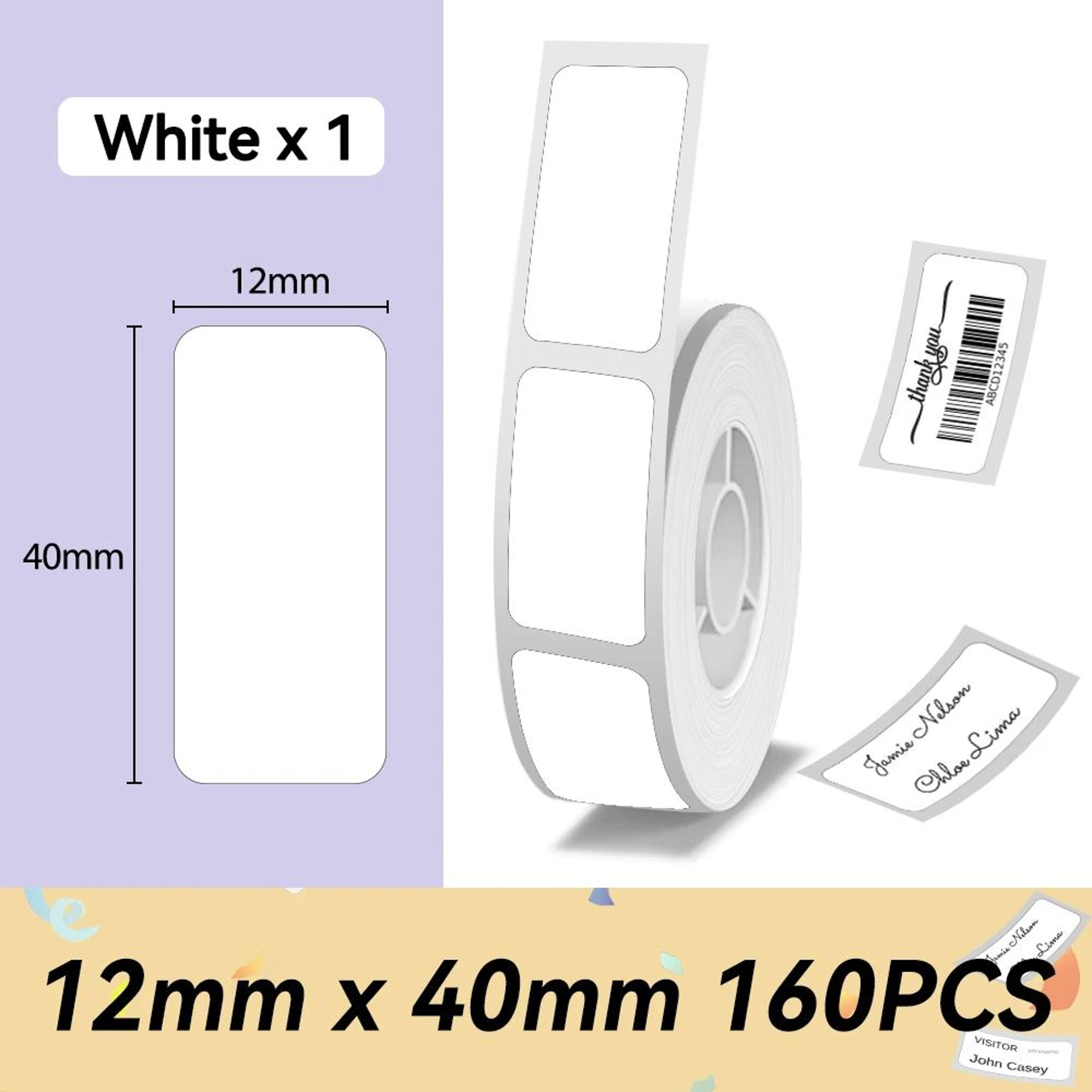 D30 Q30 Compatible Thermal Label Stickers 615mm SelfAdhesive Printer Paper  1 Roll 10