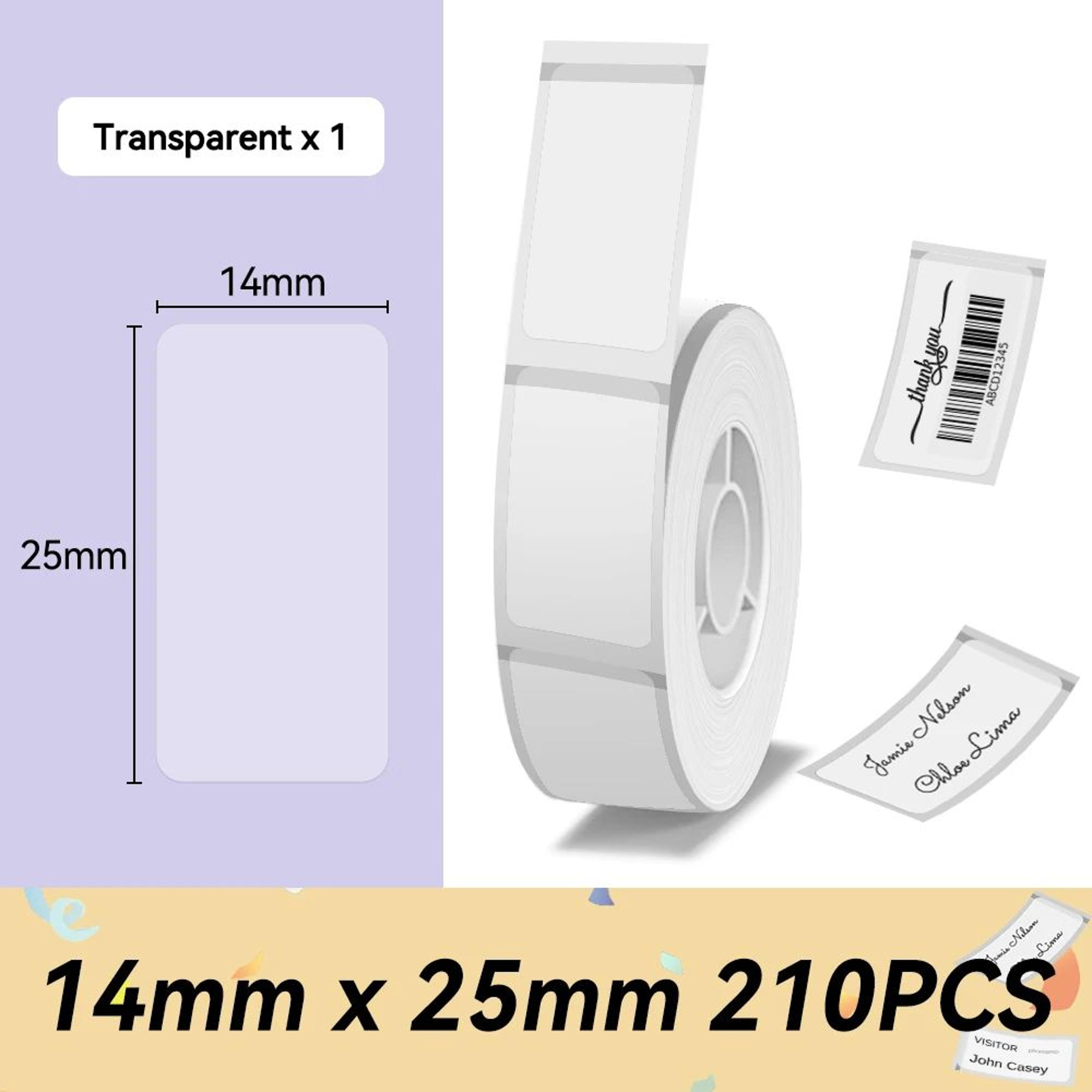 D30 Q30 Compatible Thermal Label Stickers 615mm SelfAdhesive Printer Paper  1 Roll 16