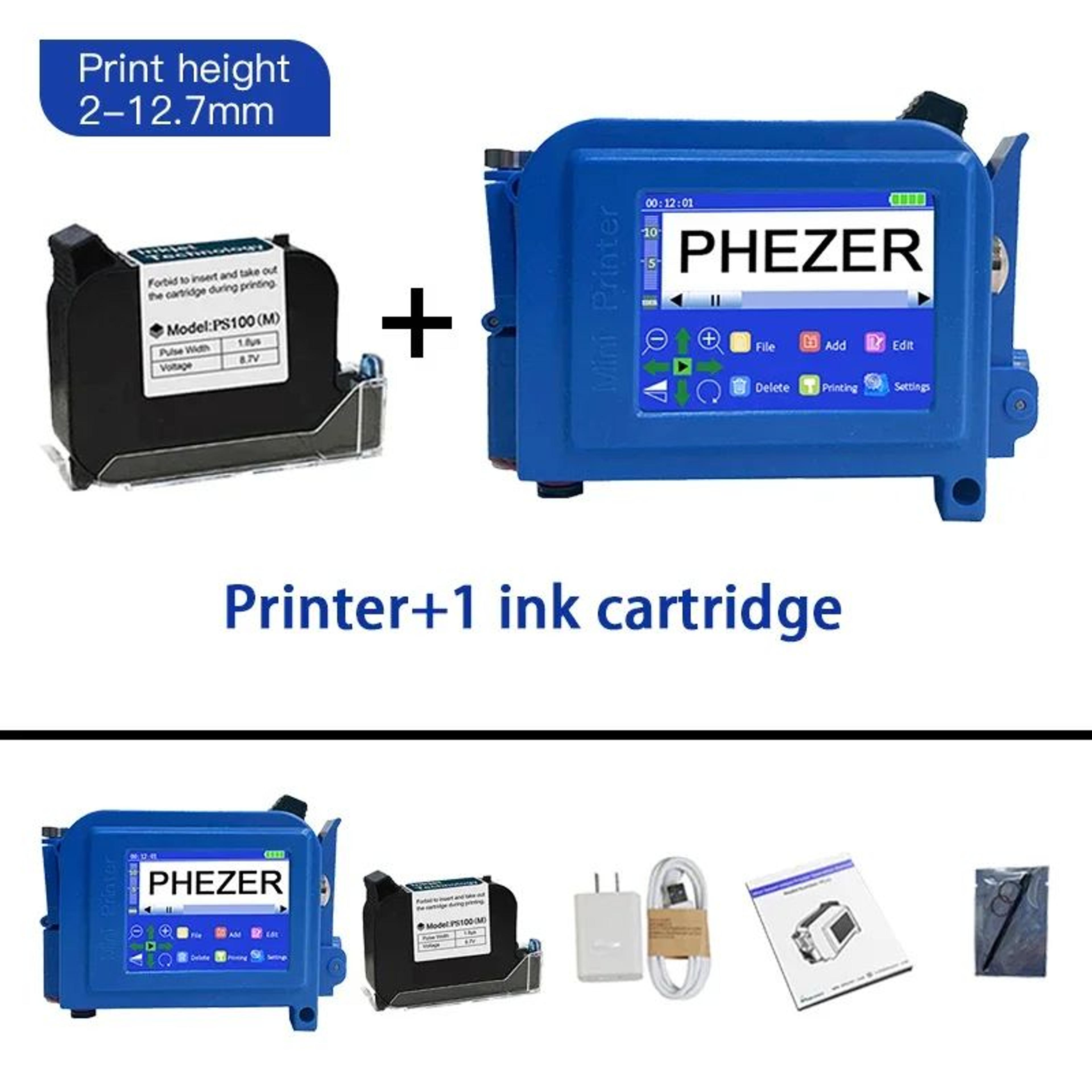 PC11Plus Portable Handheld Inkjet Printer For QR Codes Barcodes And Expiry Date Printing 7