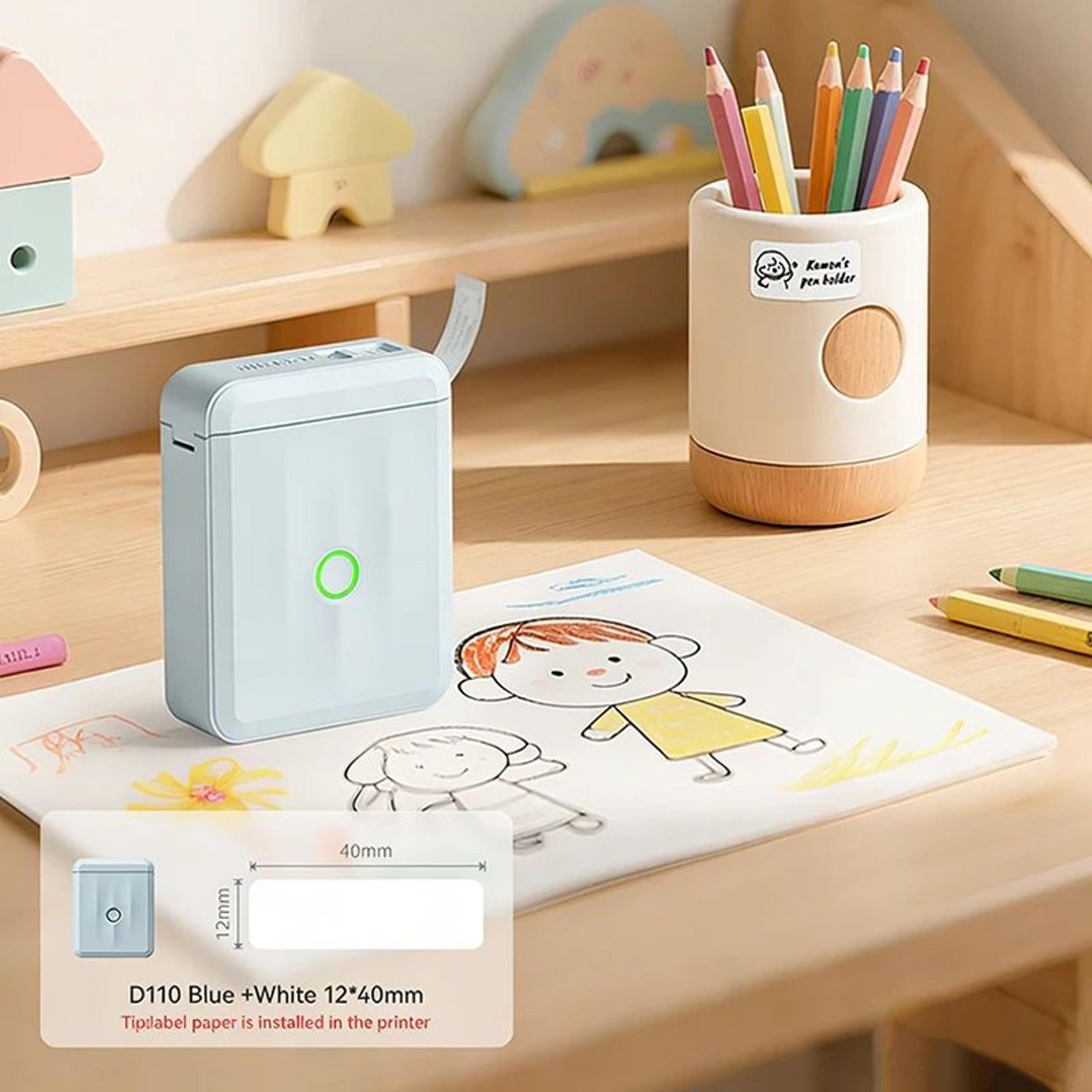 D110 Upgraded Mini Portable Bluetooth Thermal Label Printer For Home And Office Organization 7