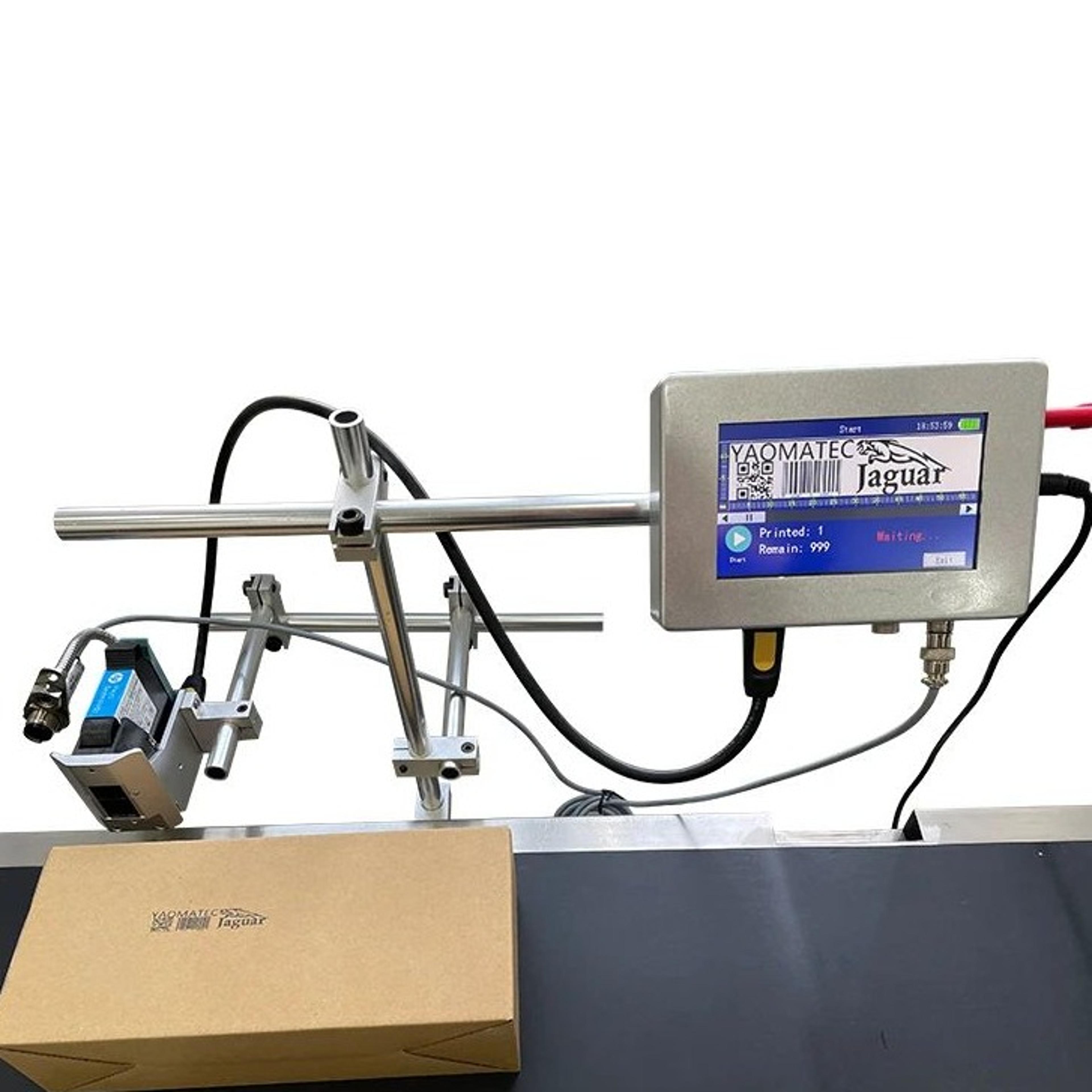 12.7mm automatic online thermal inkjet printer for expiry dates and batch coding