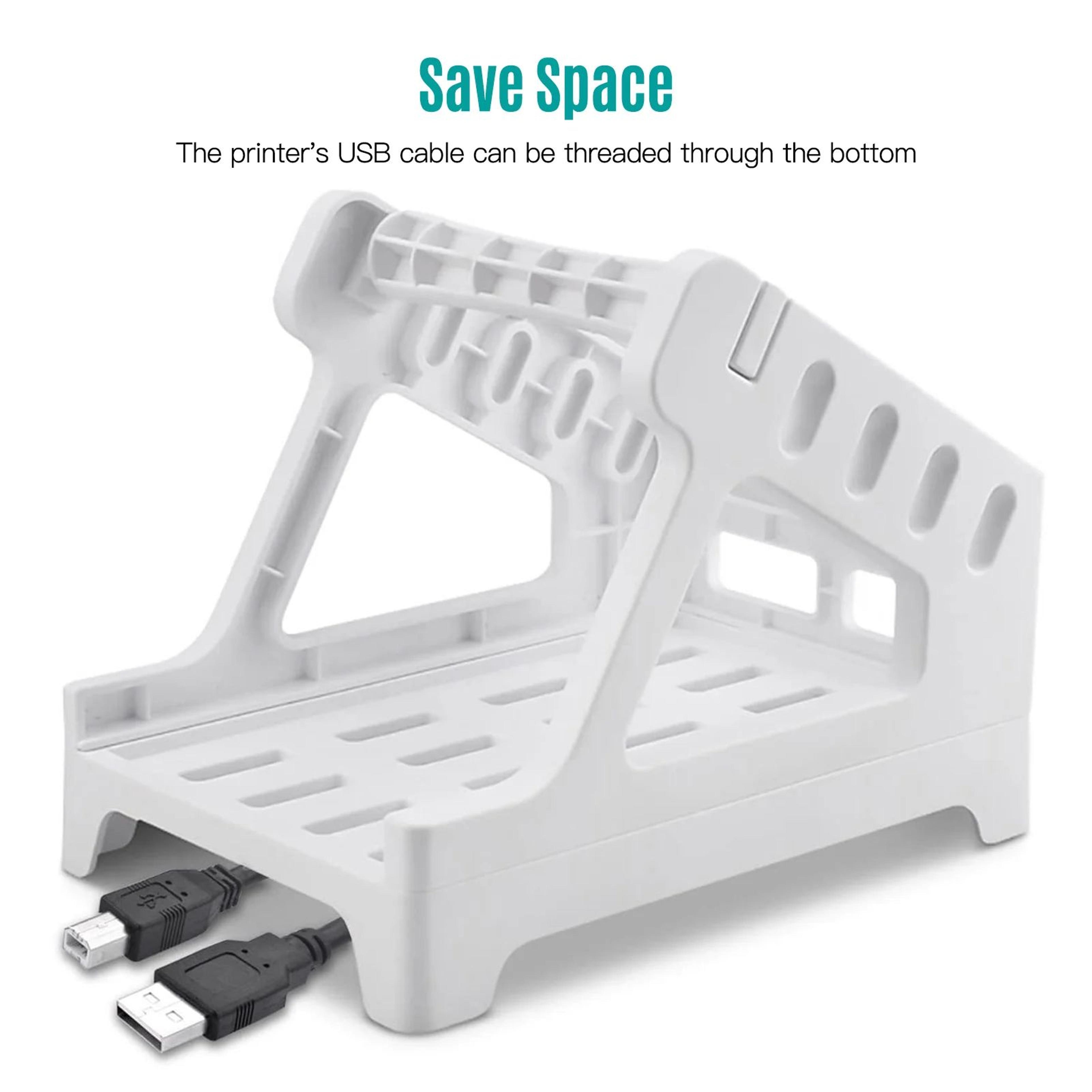 2in1 Shipping Label Holder For 4x6 Inch Thermal Printer Rolls And Fanfold Labels 5