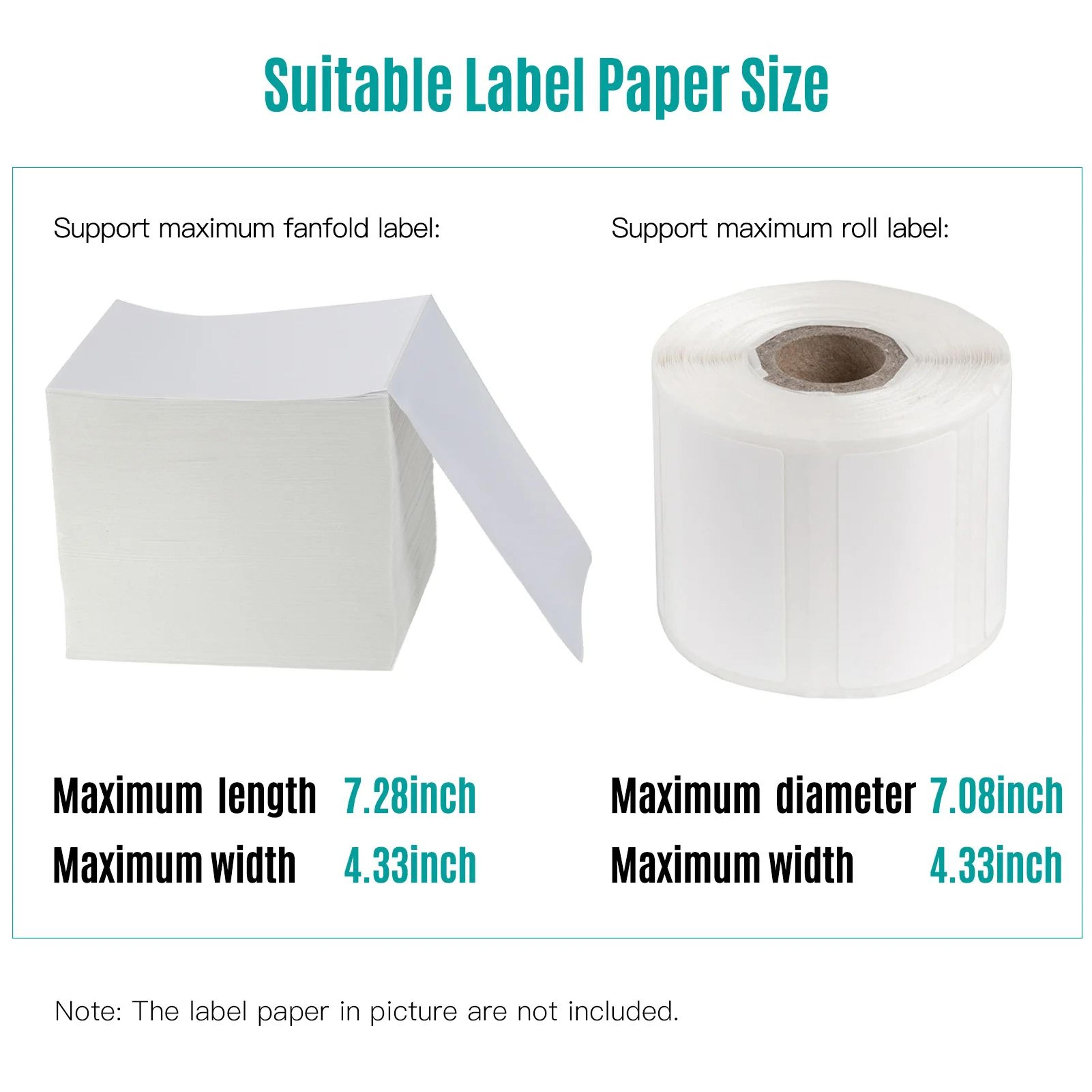 2in1 Shipping Label Holder For 4x6 Inch Thermal Printer Rolls And Fanfold Labels 1