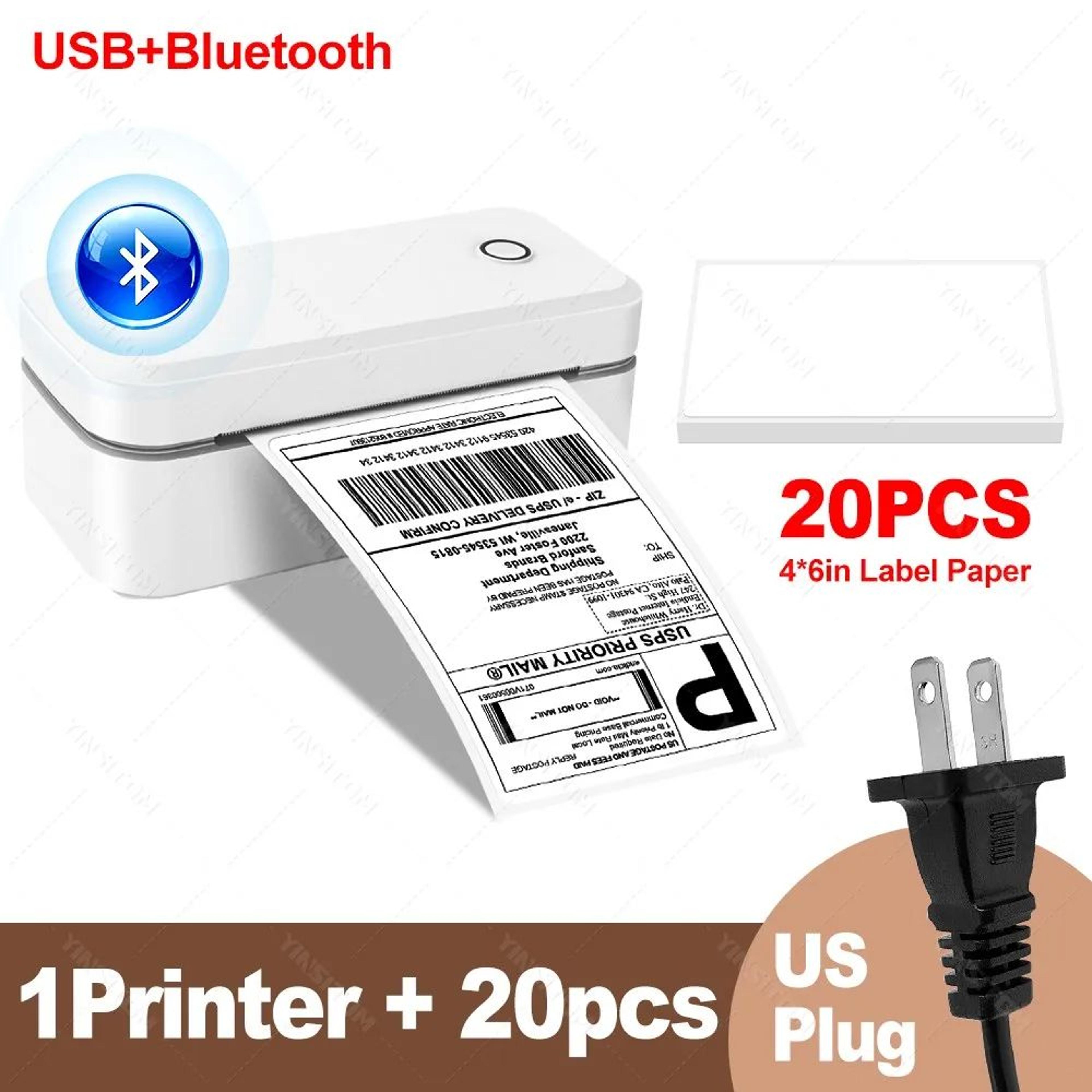 X4 Portable Bluetooth 4x6 Thermal Shipping Label Printer With Automatic Label Recognition 8