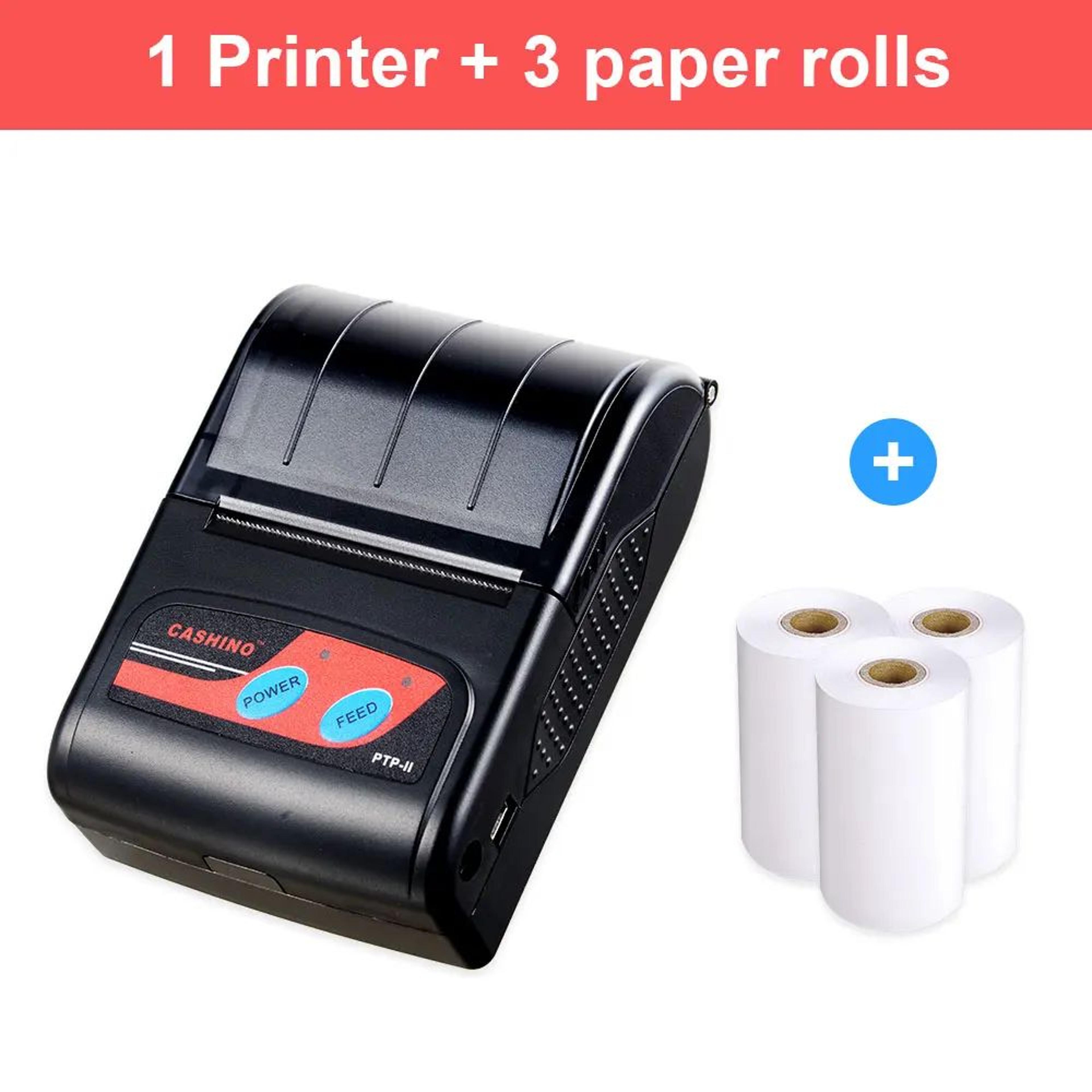 58mm Portable Bluetooth Thermal Receipt Printer With USB And 2000mAh Battery 1