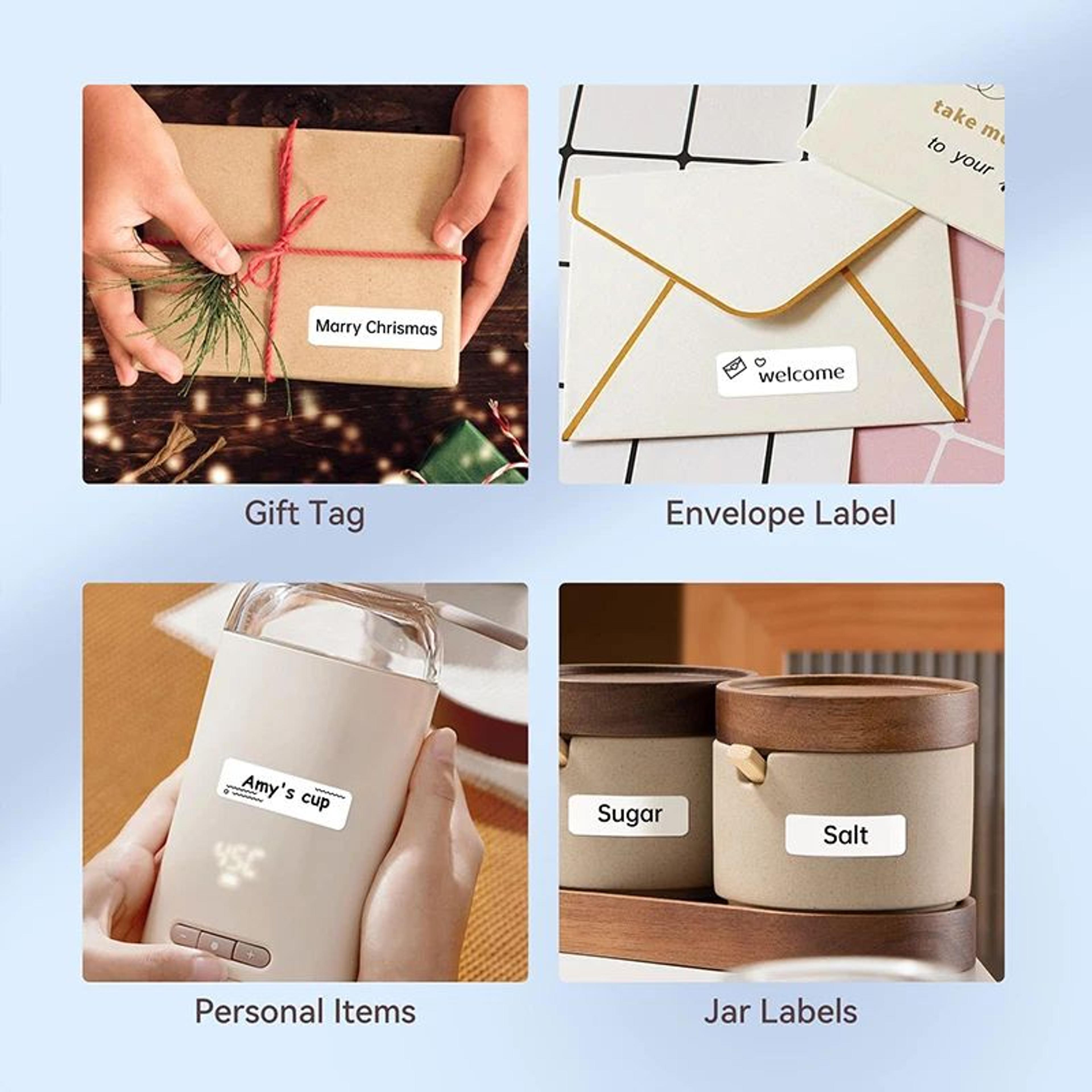 Waterproof White Thermal Label Stickers For D11 D110 D101 Label Printers 5