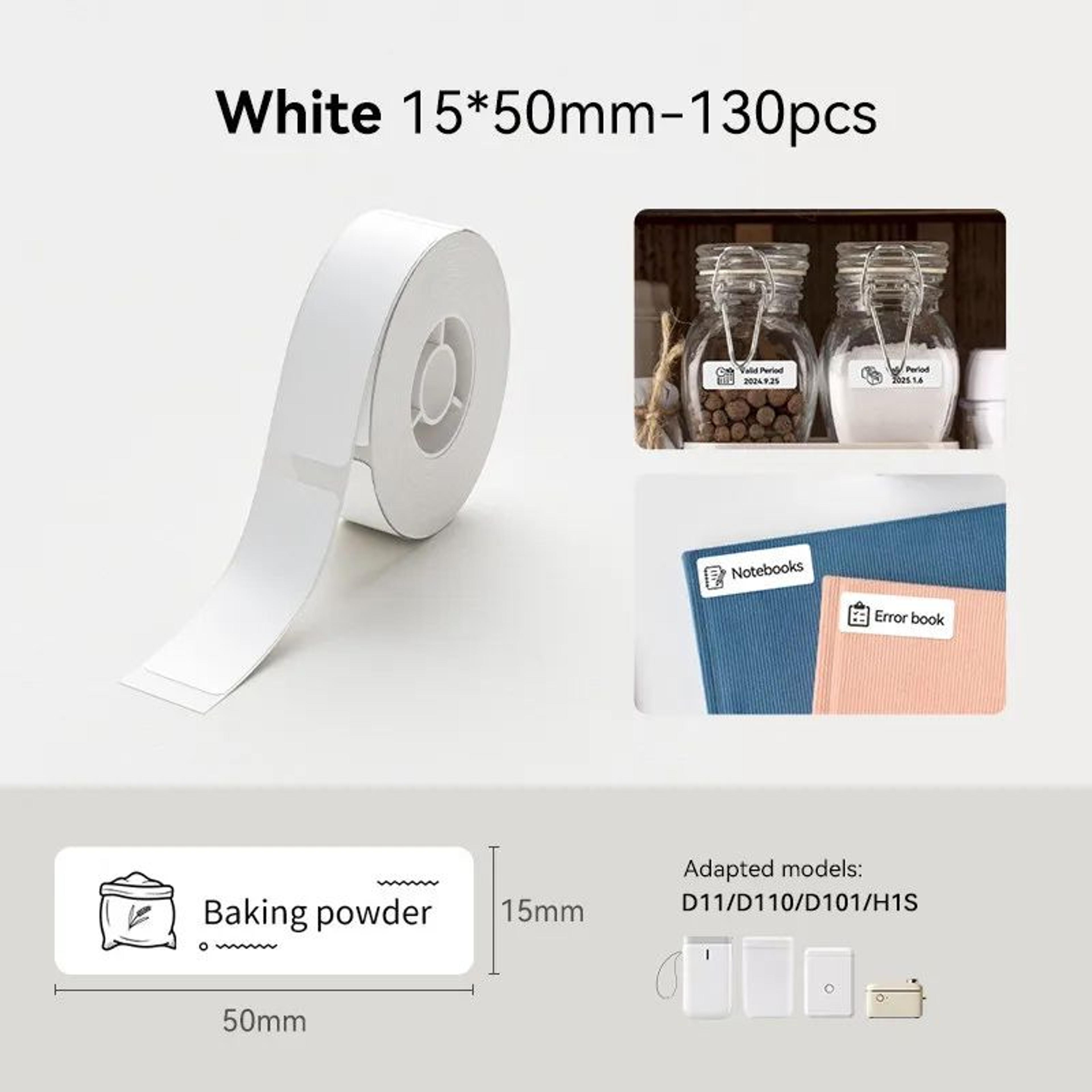 Waterproof White Thermal Label Stickers For D11 D110 D101 Label Printers 9