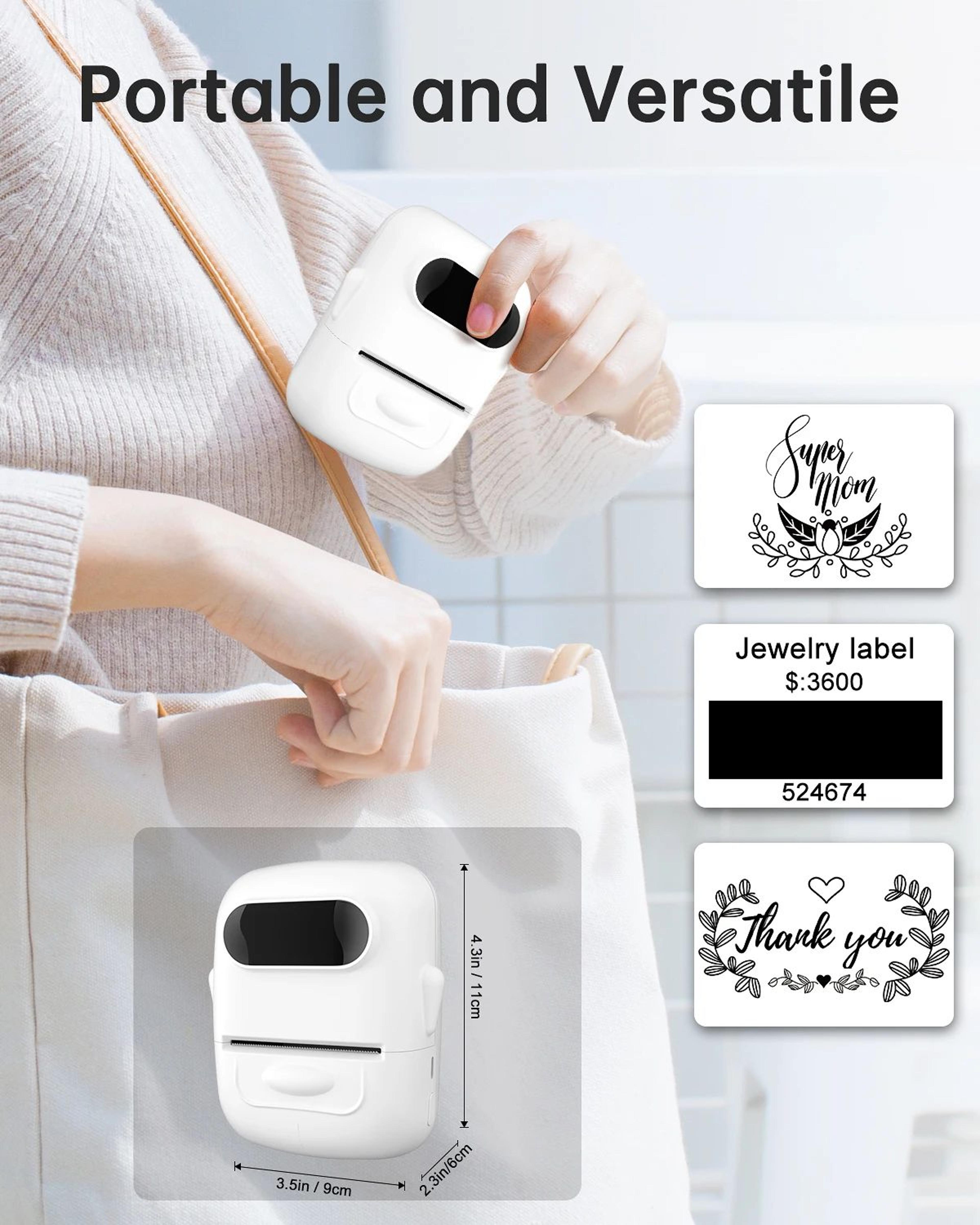 P50 Portable Bluetooth Thermal Label Printer For Home Office And Organization 1