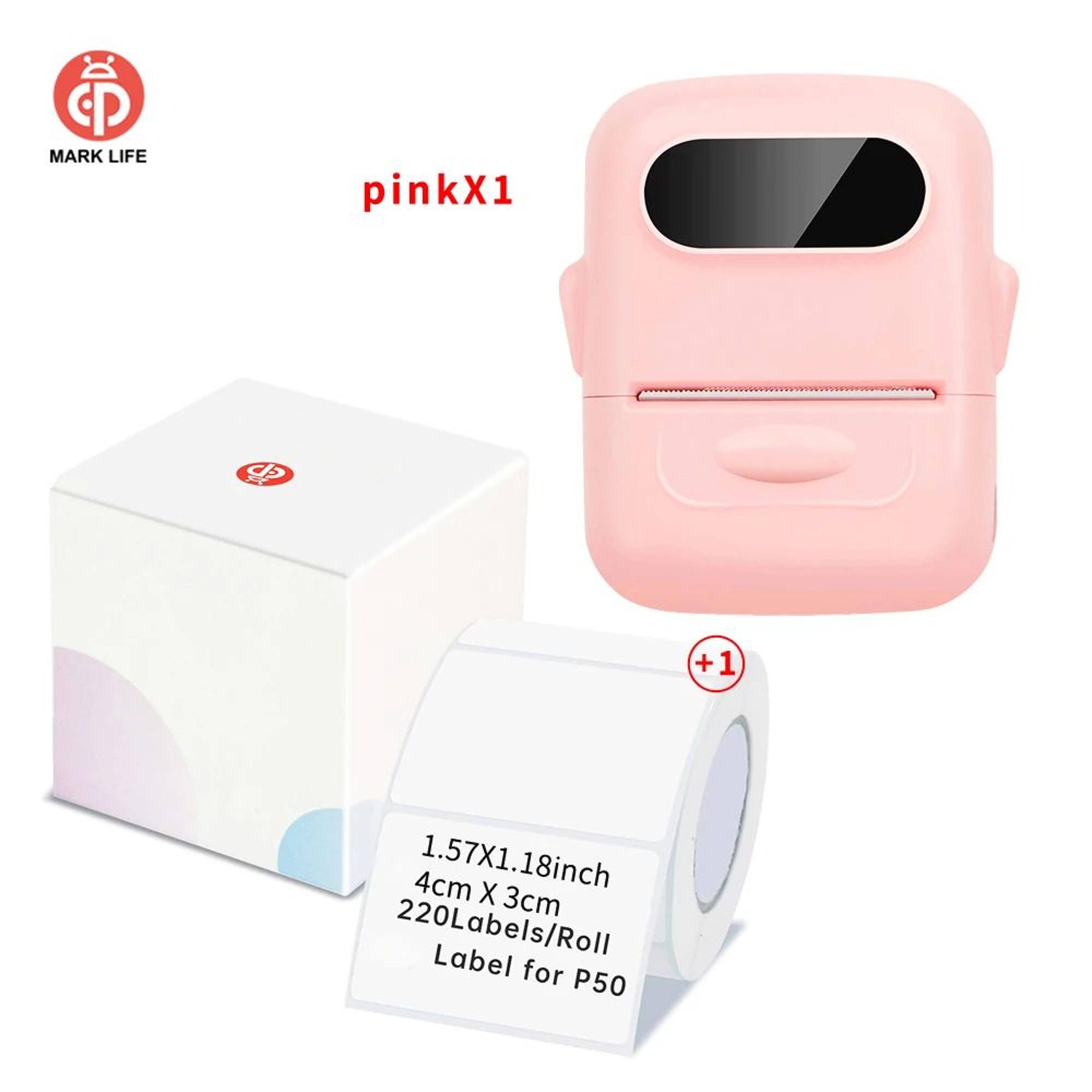 P50 Portable Bluetooth Thermal Label Printer For Home Office And Organization 6